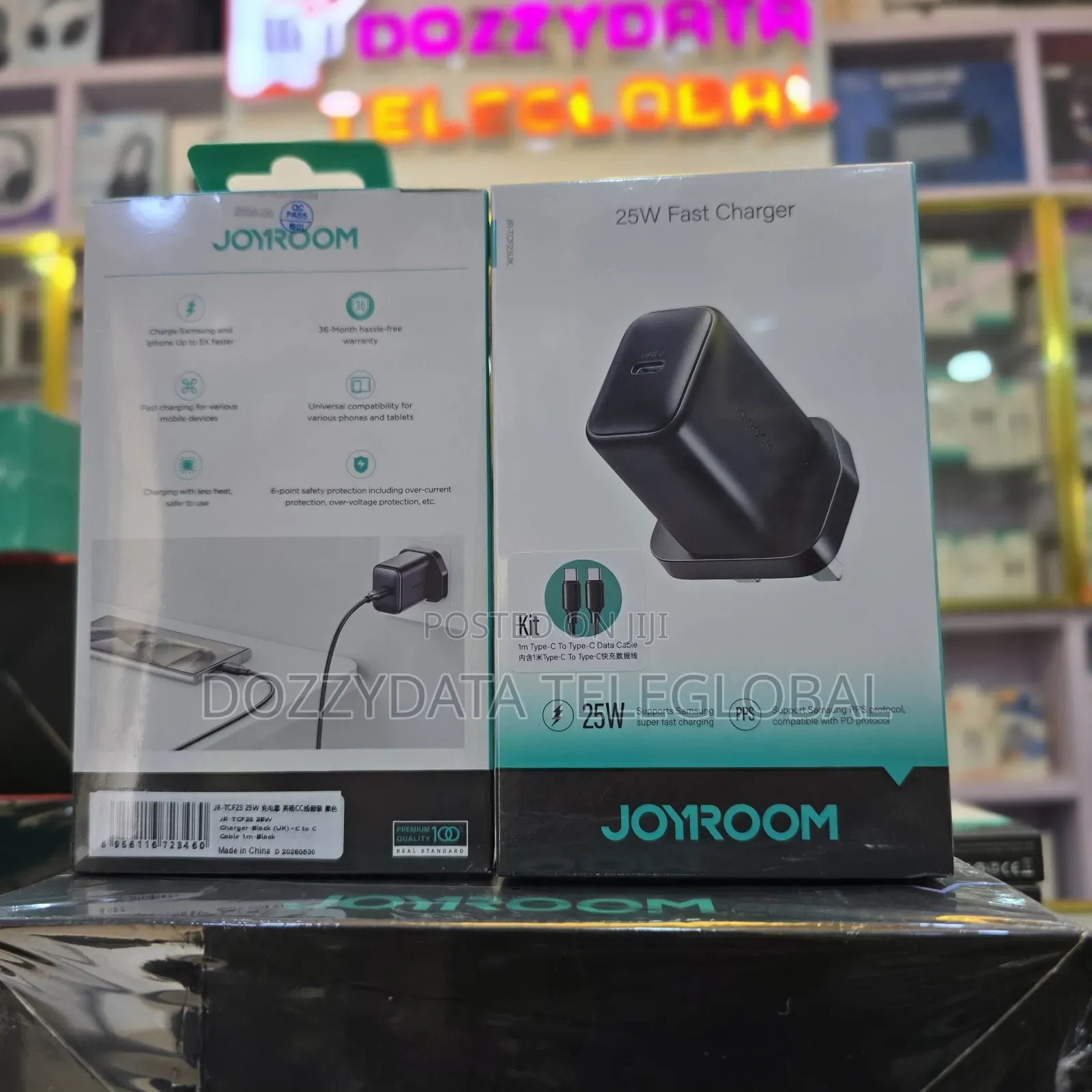 Joyroom 25W USB-C Fast Charger Kit (Model JR-TCF23)