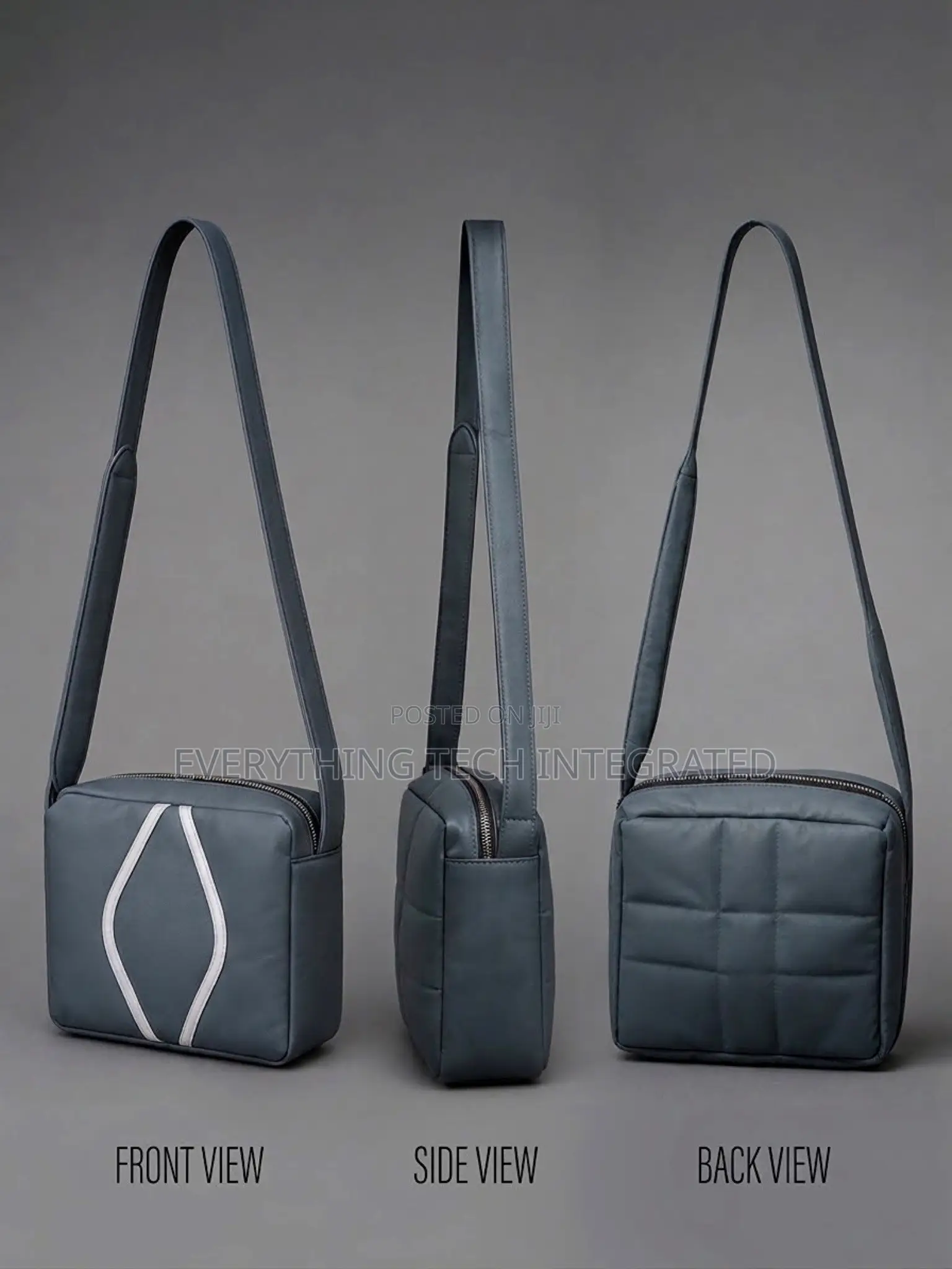 City Dark Grey Cross Body Bag