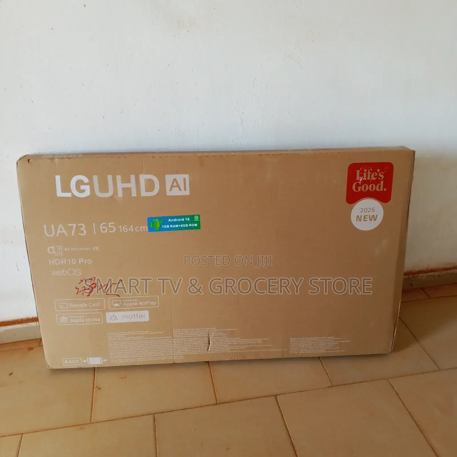 Smart Television Set With Inbuilt Bluetooth Wi-Fi.