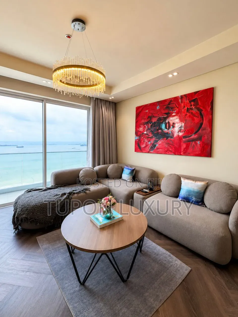 Water Front 2 Bedroom With Pool and Gym