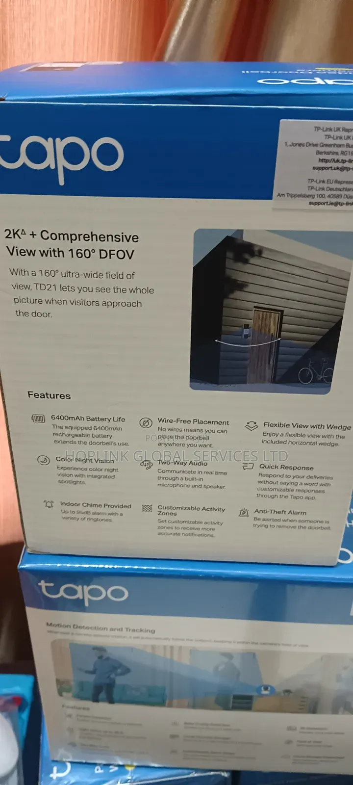 High Quality Tap Video Doorbell Camera