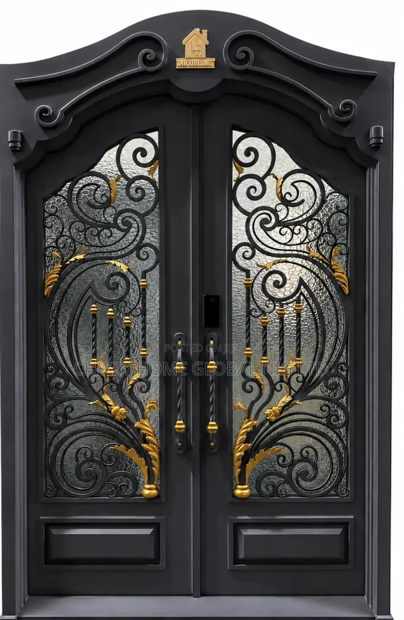 Royal 7x5ft Armored Security Door – 100mm Thick With Glass