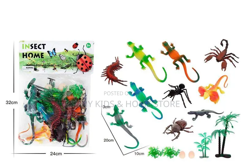 🦁🐘 Animal World Educational Toy Set – Learn, Play & Discover! 🦖🦋🐄