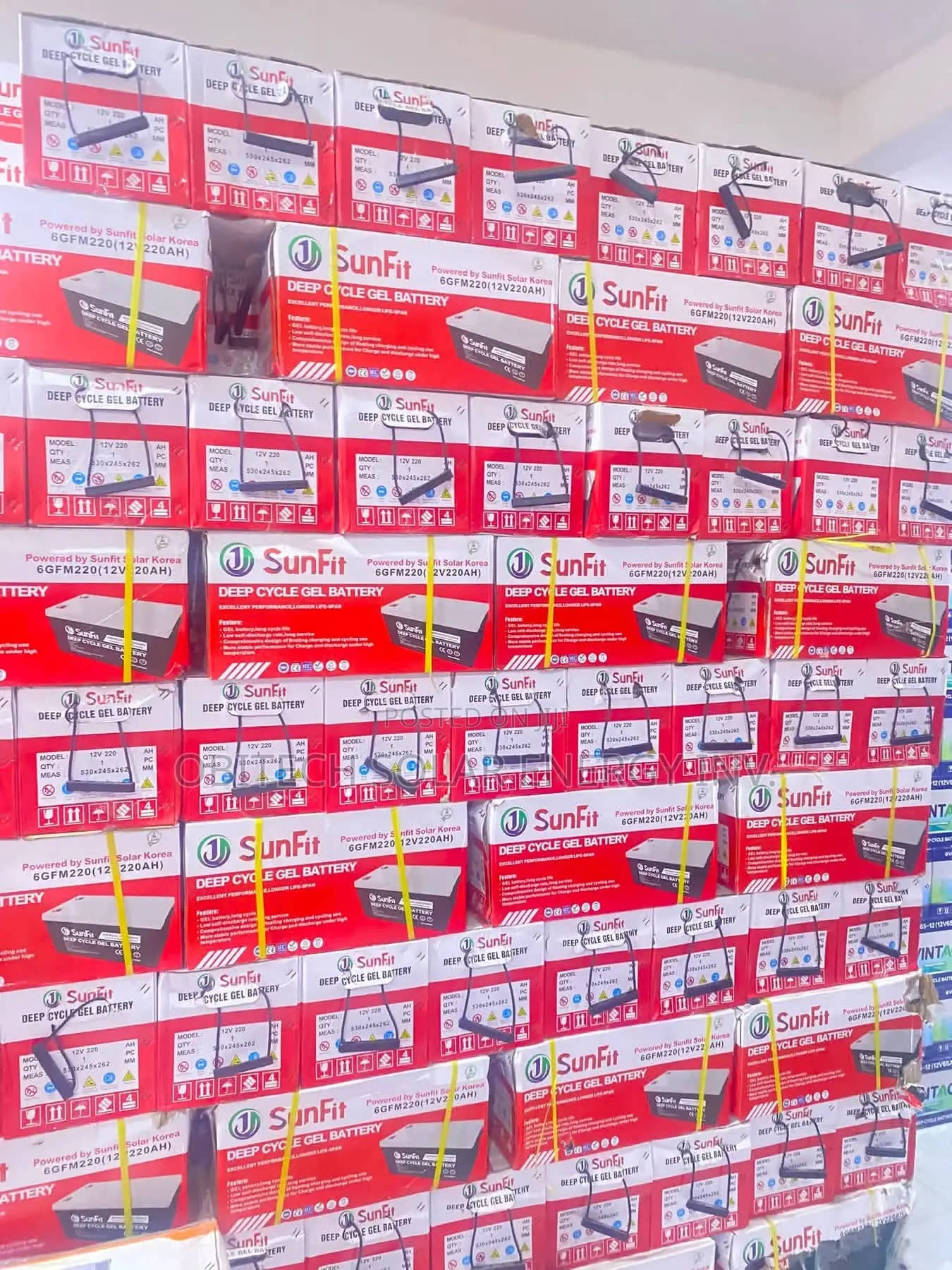 220Ah Sunfit Deep Cycle Gel Battery