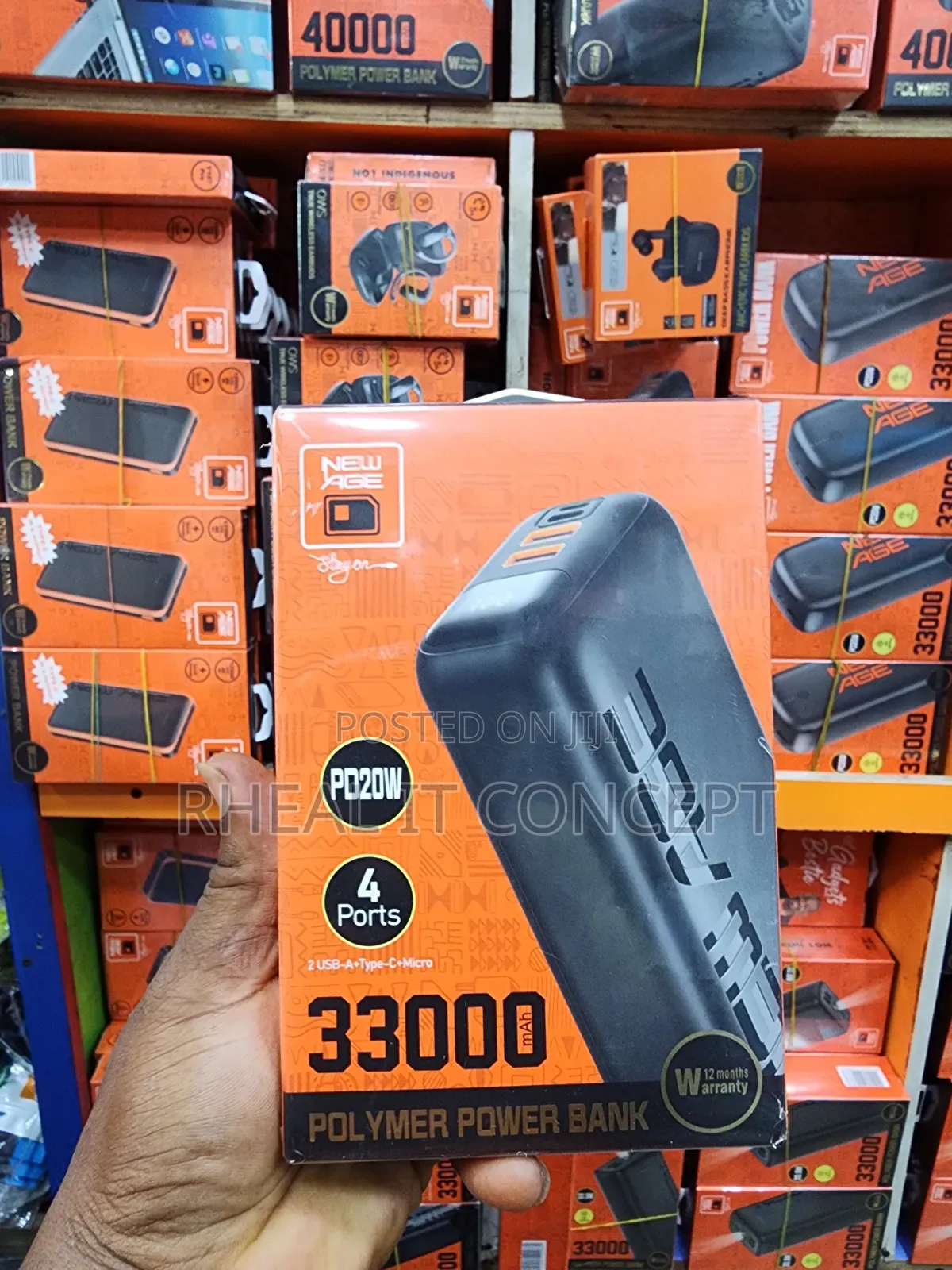 New Age Power Bank 33,000mah