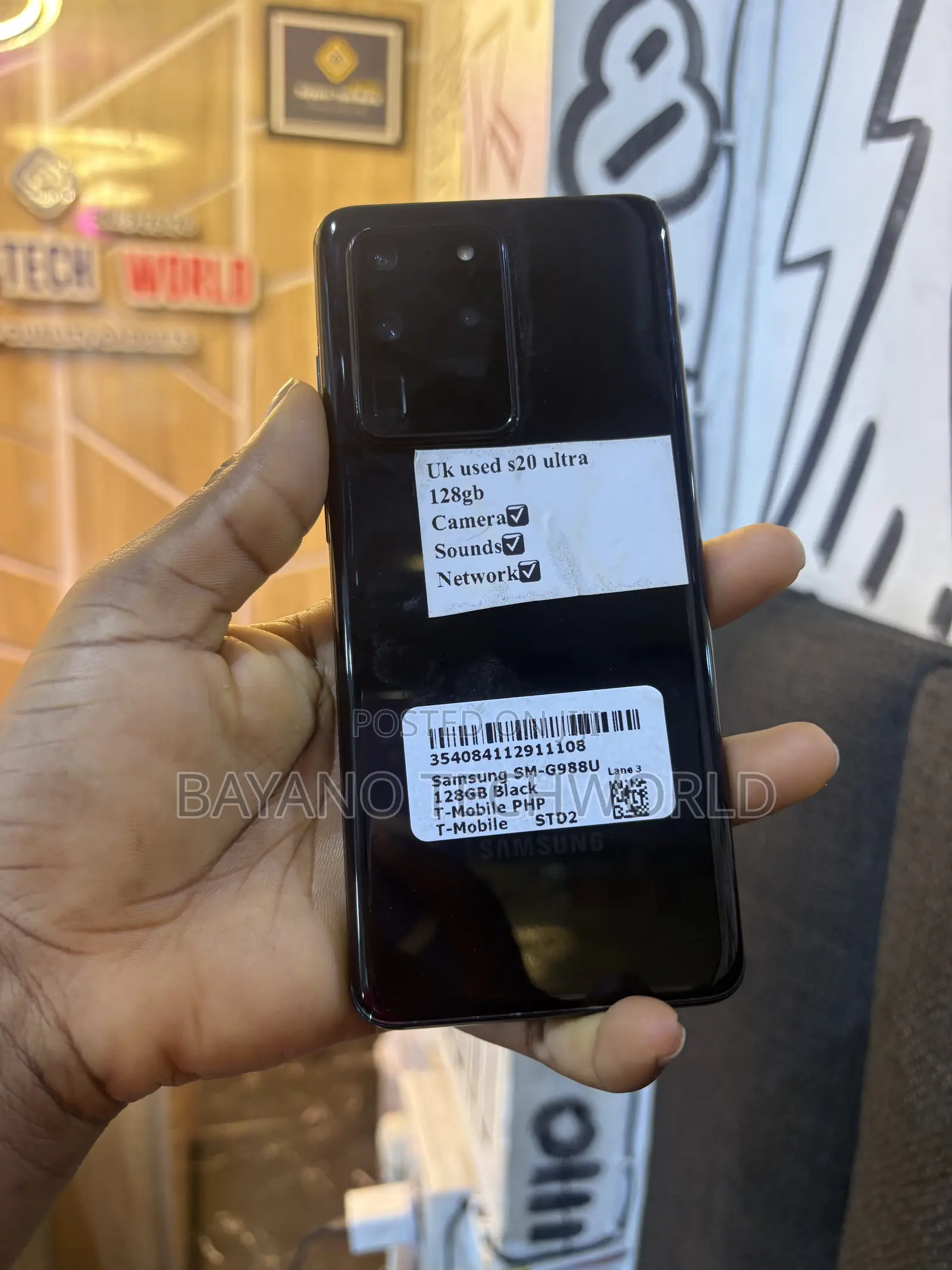 Samsung Galaxy S20 Ultra 5G 256 GB Black