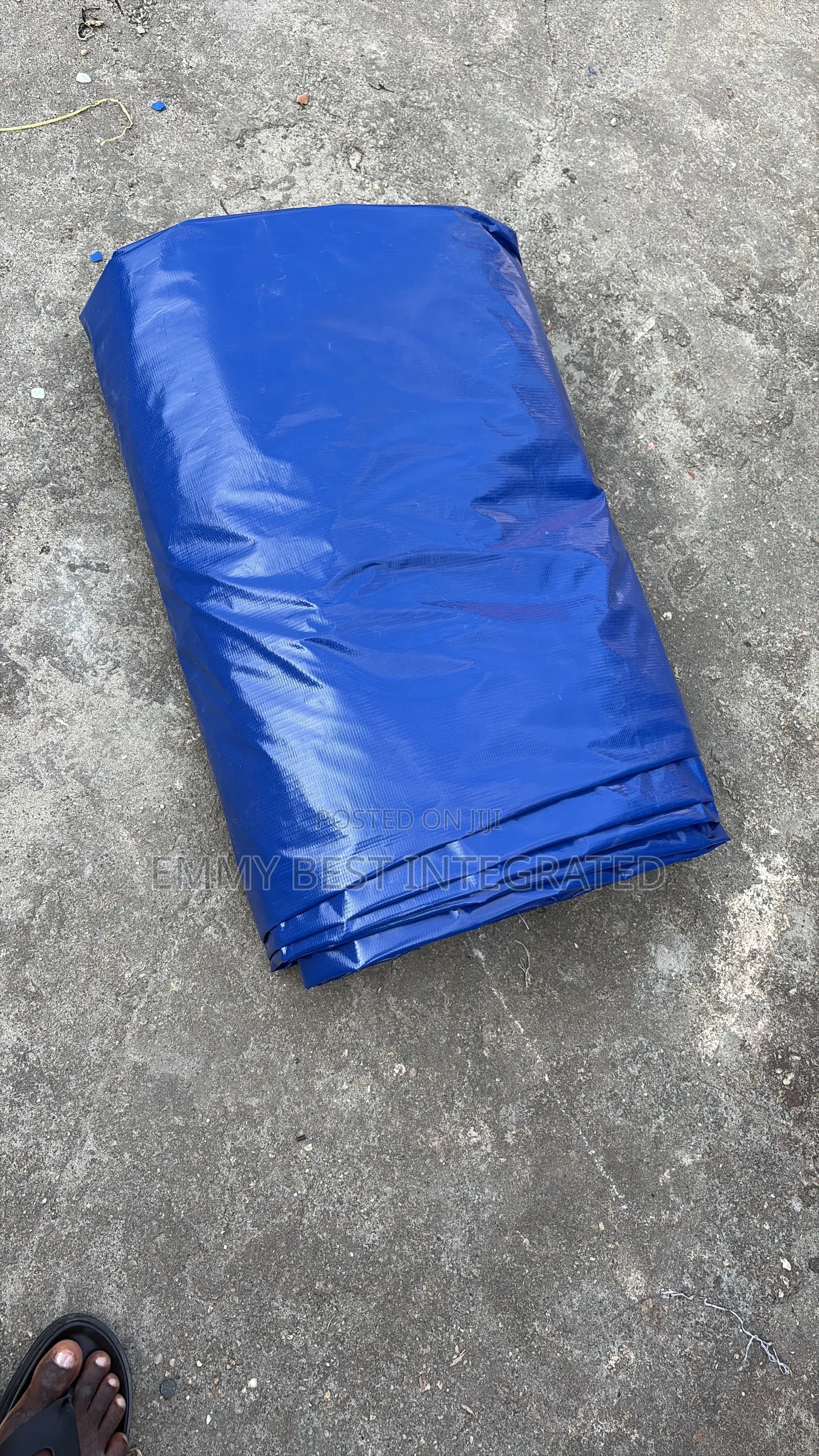 Heavy-Duty Waterproof Blue Tarpaulin