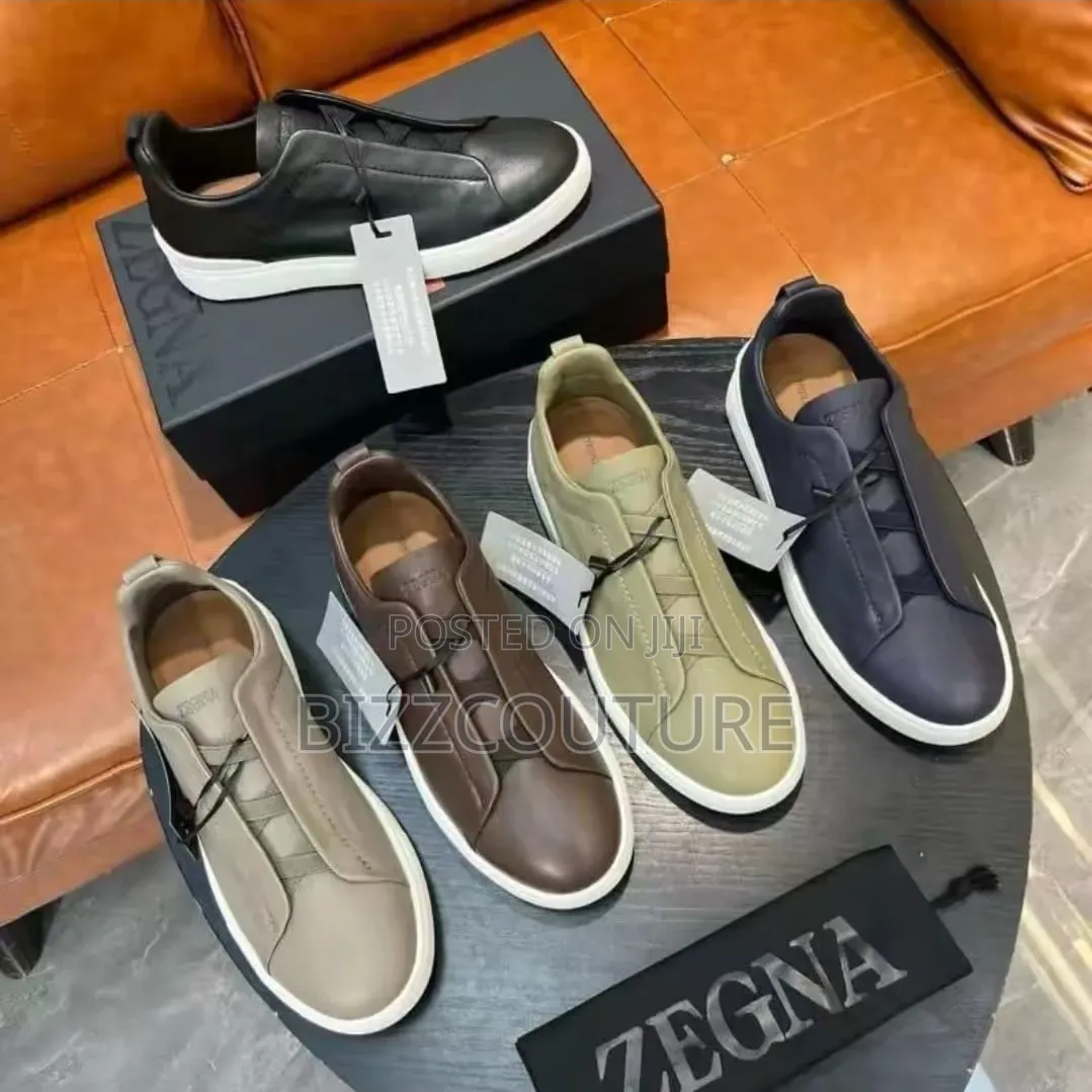 Original Zegna Men’s Sneakers 100% Authentic Guaranteed