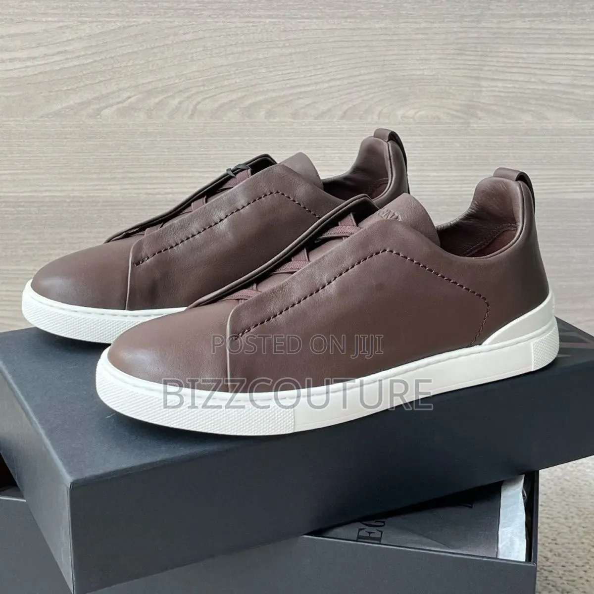 Original Zegna Men’s Sneakers 100% Authentic Guaranteed