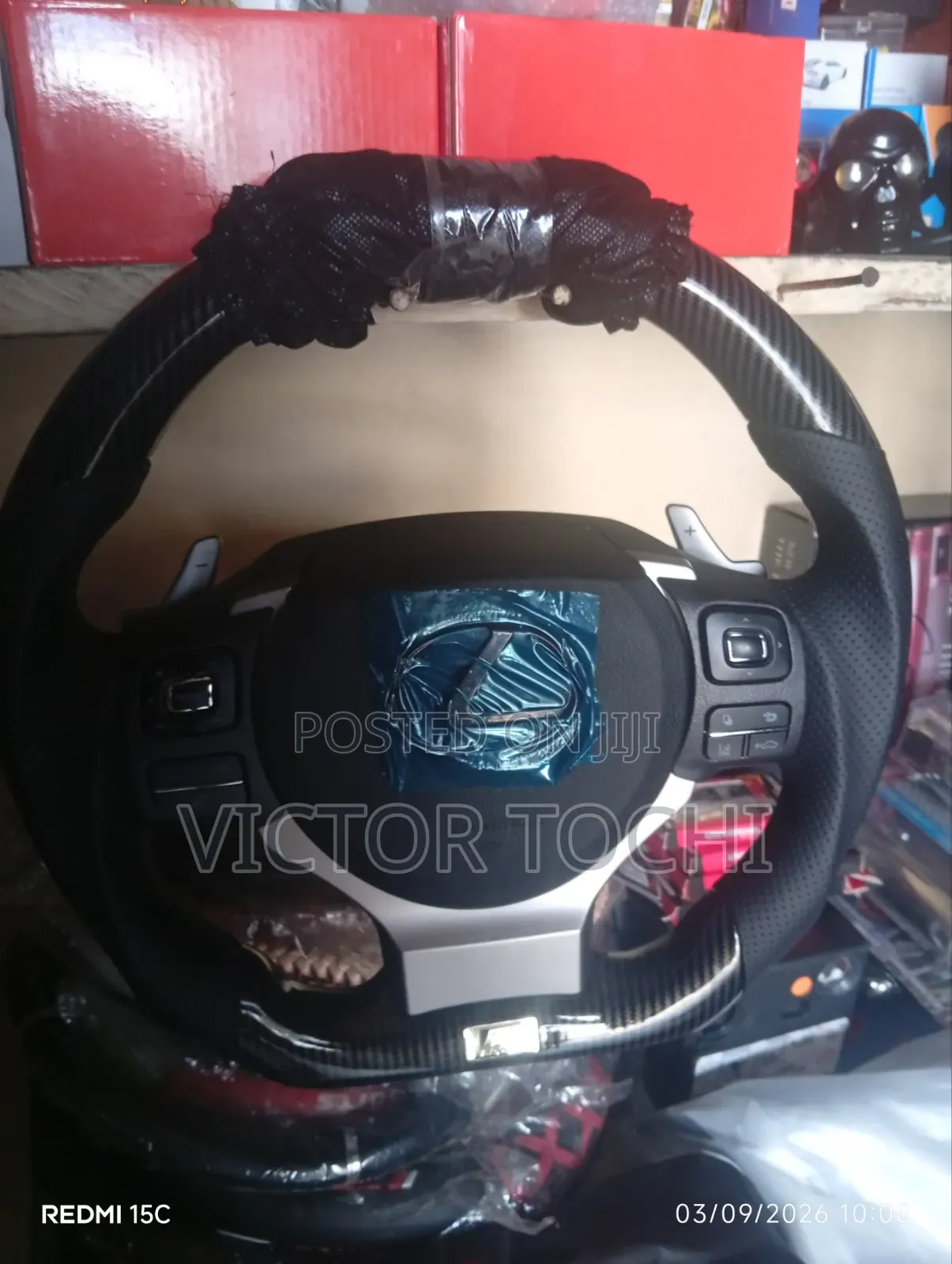 Carbon Fiber Lexus Is350 Is250 Complet Steering Wheel