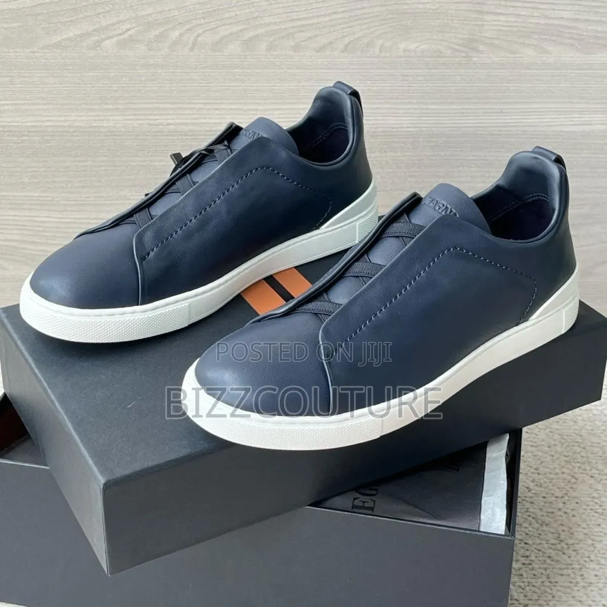 Original Zegna Men's Sneakers 100% Authentic Guaranteed