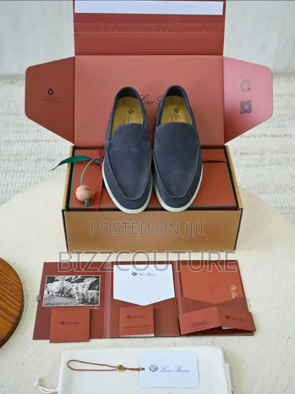 Original Loro Piana Men's Loafers 100% Authentic Guaranteed