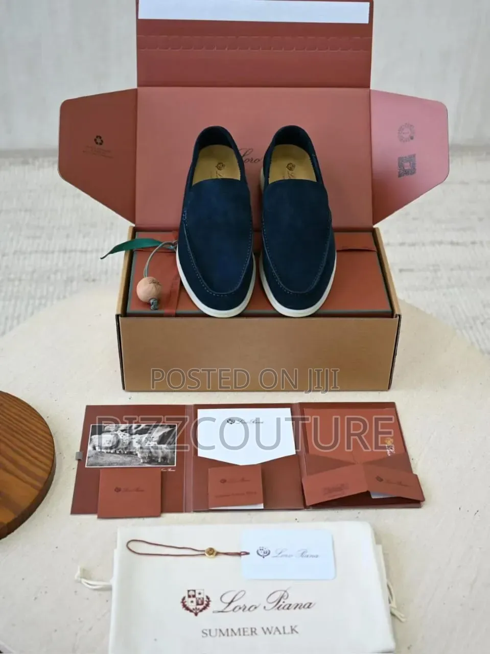 Original Loro Piana Men's Loafers 100% Authentic Guaranteed