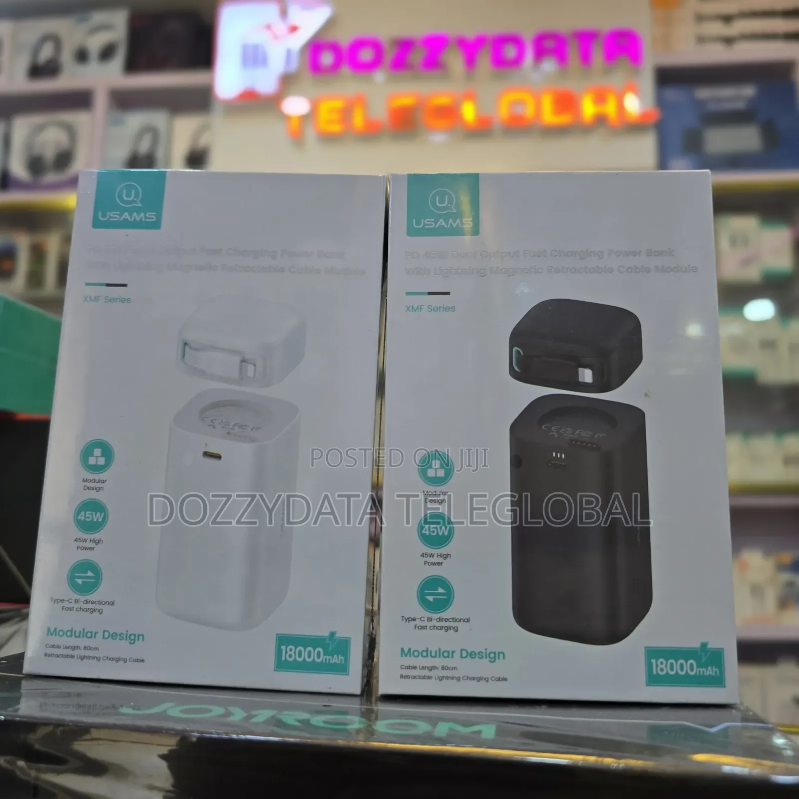 Usams XMF Series 18,000mAh 45W PD Fast Charging Power Bank