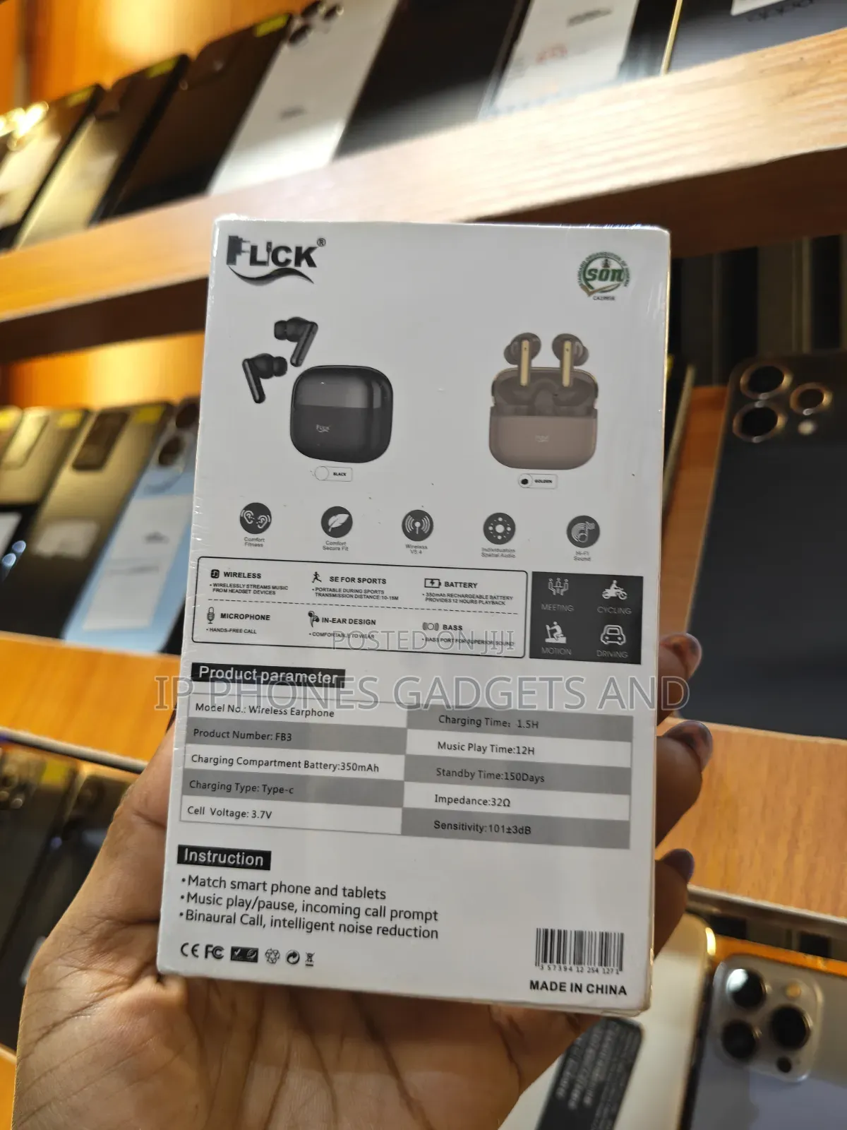 FLCK Fb3 Wireless Airpods Battery - New