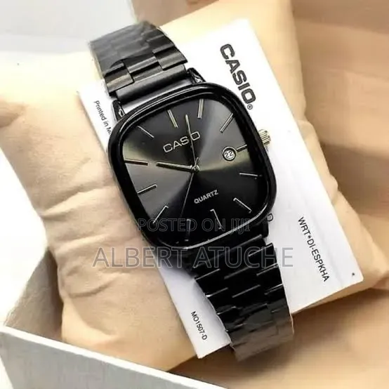 Casio Chain/Leather Wristwatch