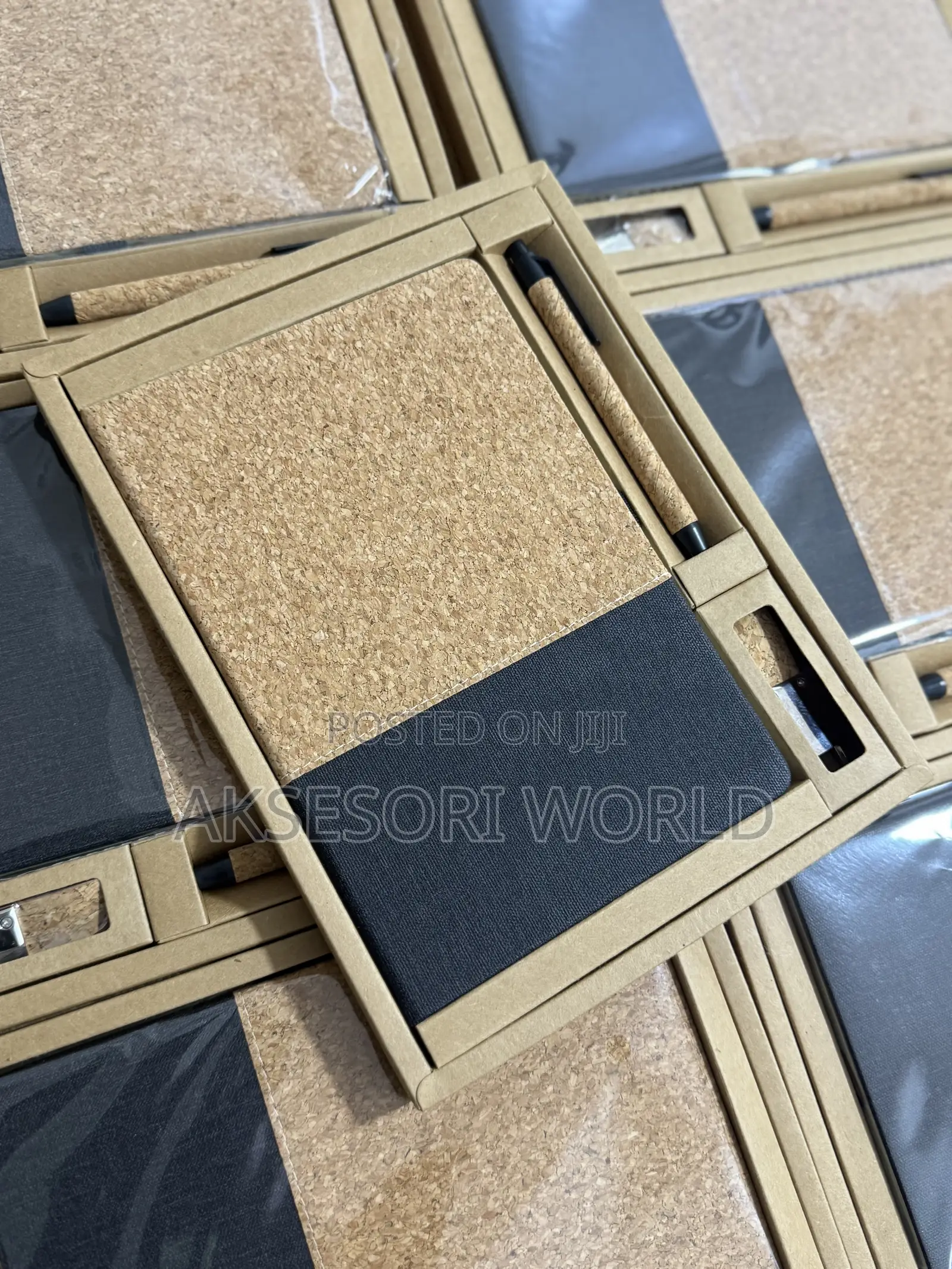 Eco-Friendly Cork A5 Notebook Pen Key Holder Corporate Set