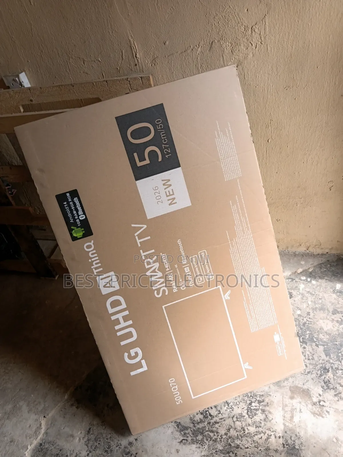 LG Smart TV 50inches Frameless With AI Features