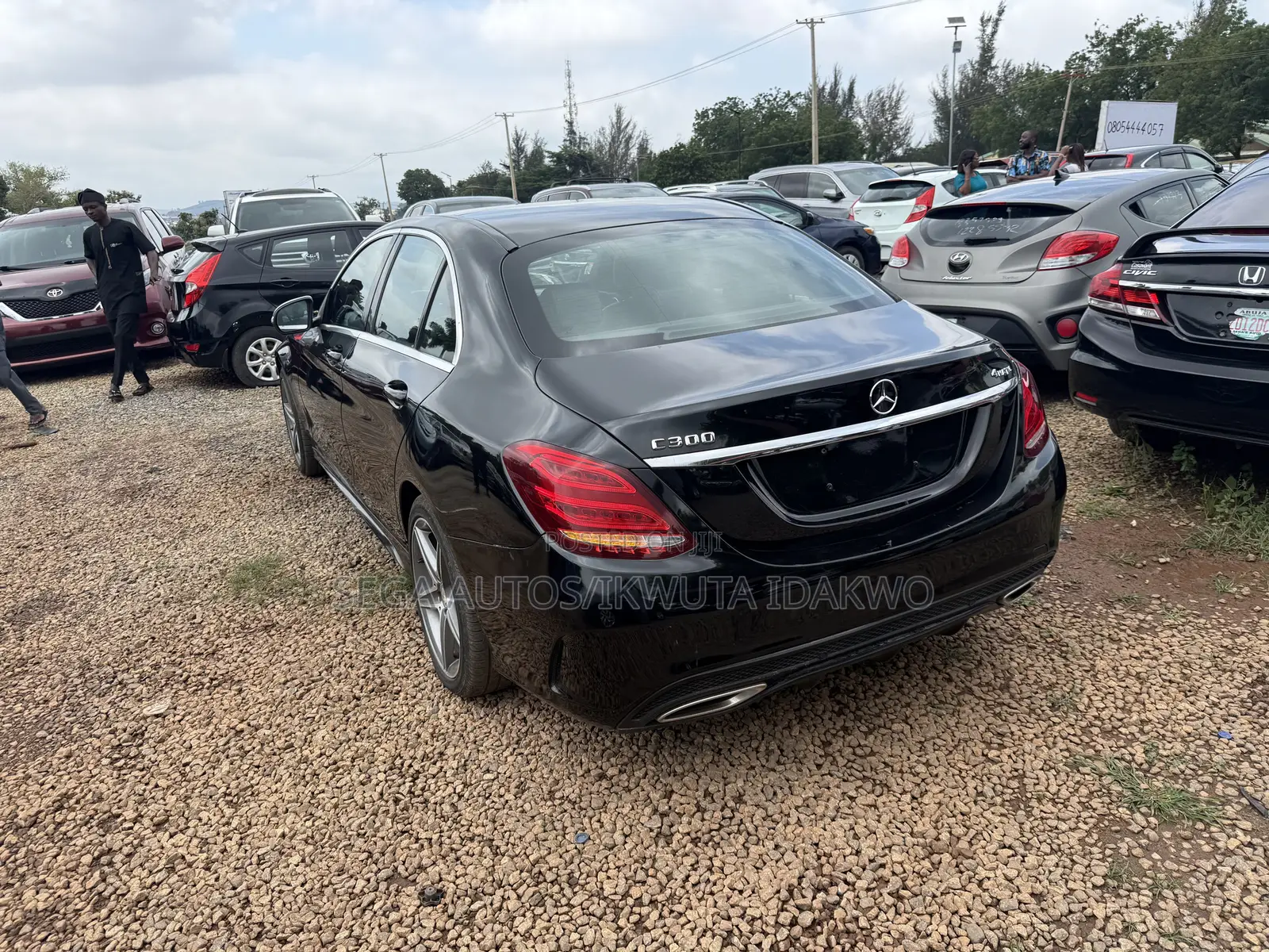 Mercedes-Benz C300 Luxury 4Matic Sedan AWD (2.0L 4cyl 7A) 2016 Black