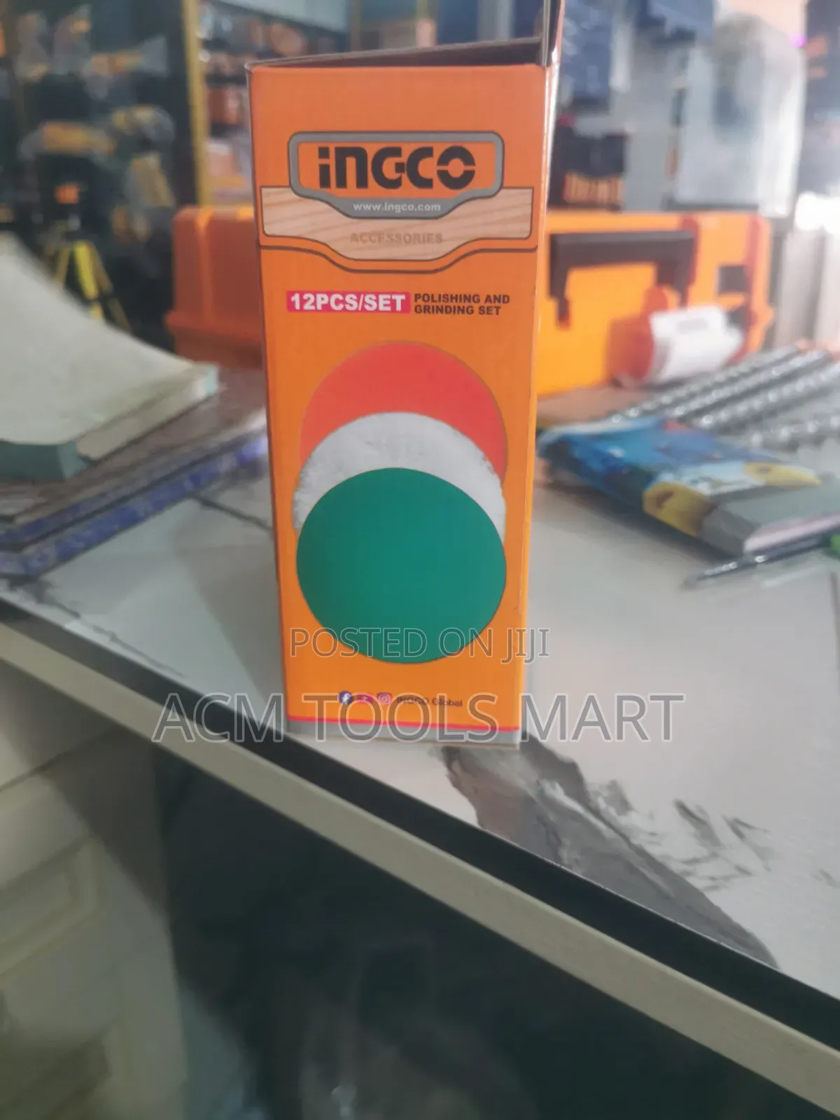 INGCO APG18012 12PCS 180mm Polishing & Grinding Set