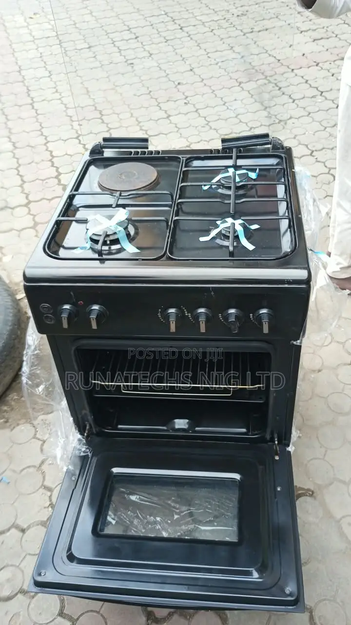 Kenstar 60x65 Gas Cooker 3 Gas 1 Electric Oven & Grill Auto Ignition