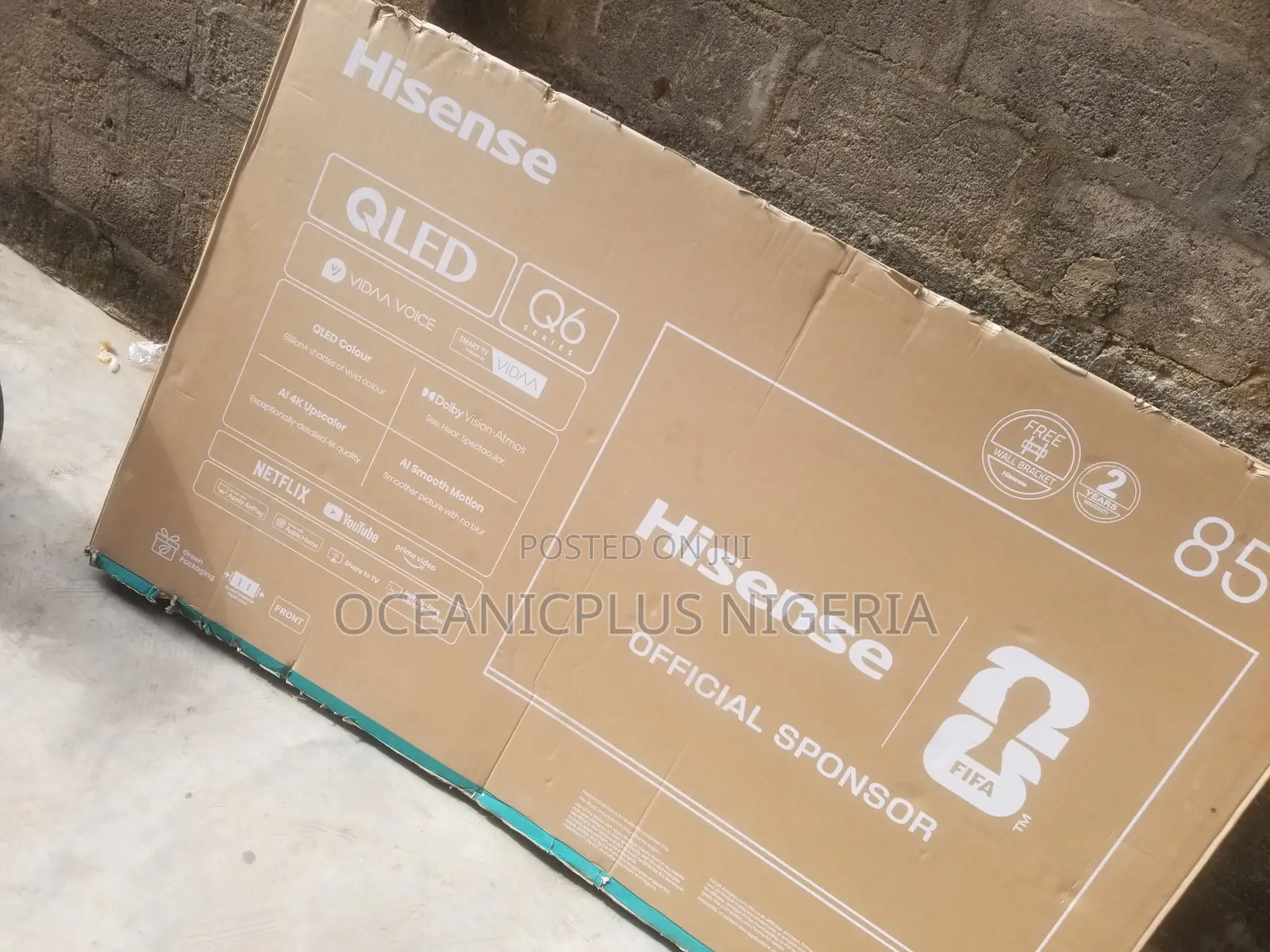 Hisense Q Series 85" Qled 4k TV