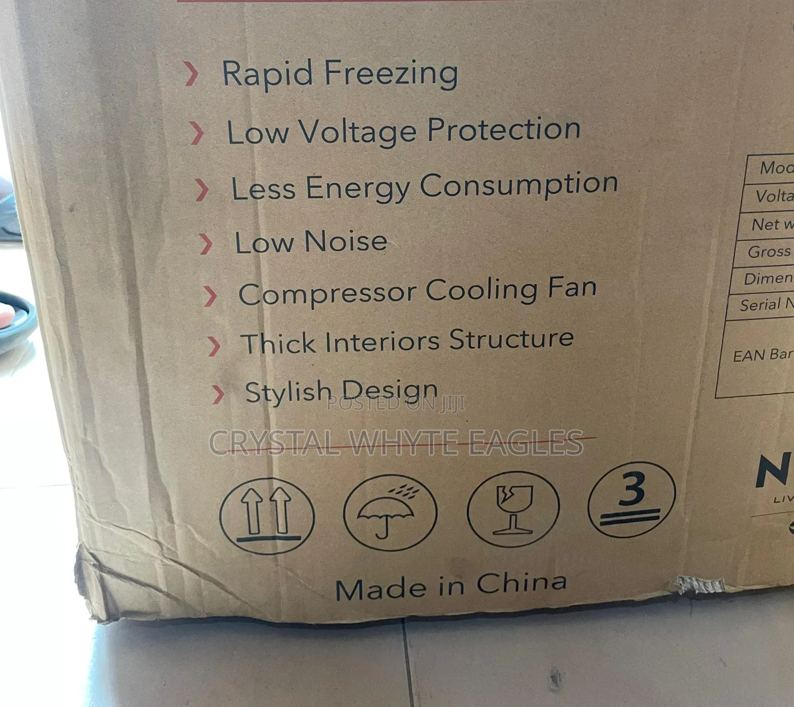 Nexus Ice Cream Freezer 355l