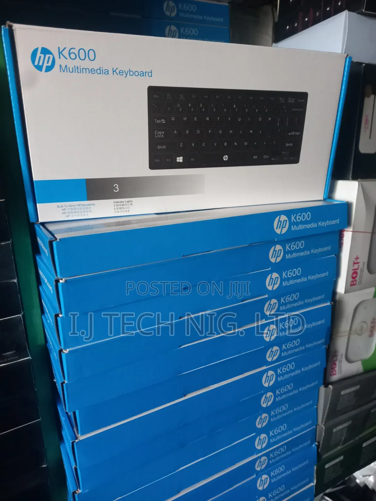 HP Mini Wired Keyboard.