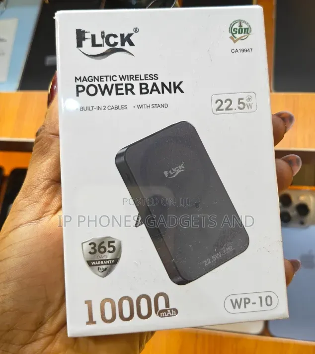 FLCK WP-10 10000mAh Magnetic Wireless Power Bank 22.5W - New