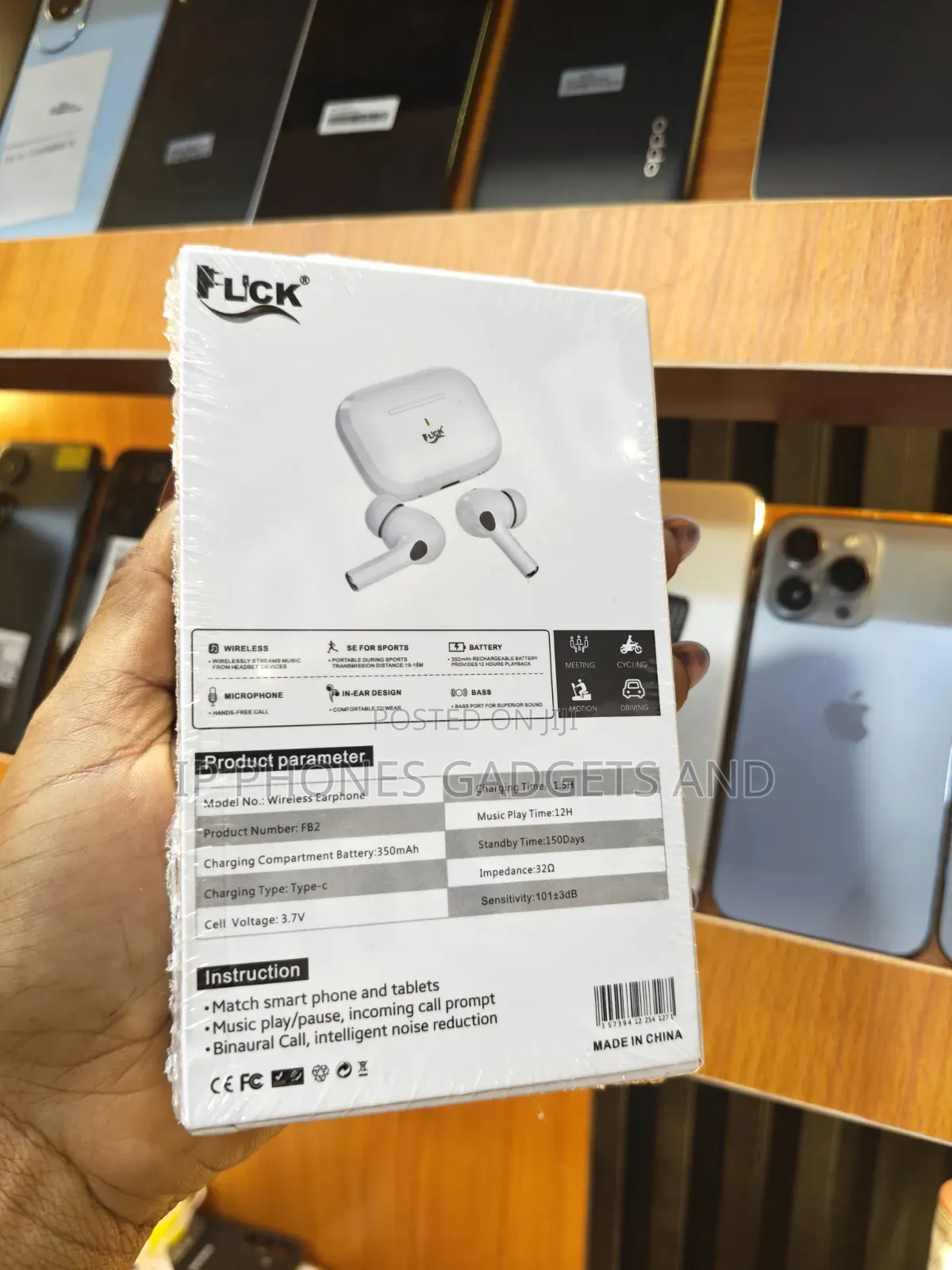 FB2 Wireless Airpods Bluetooth Earphone - New SON Certified