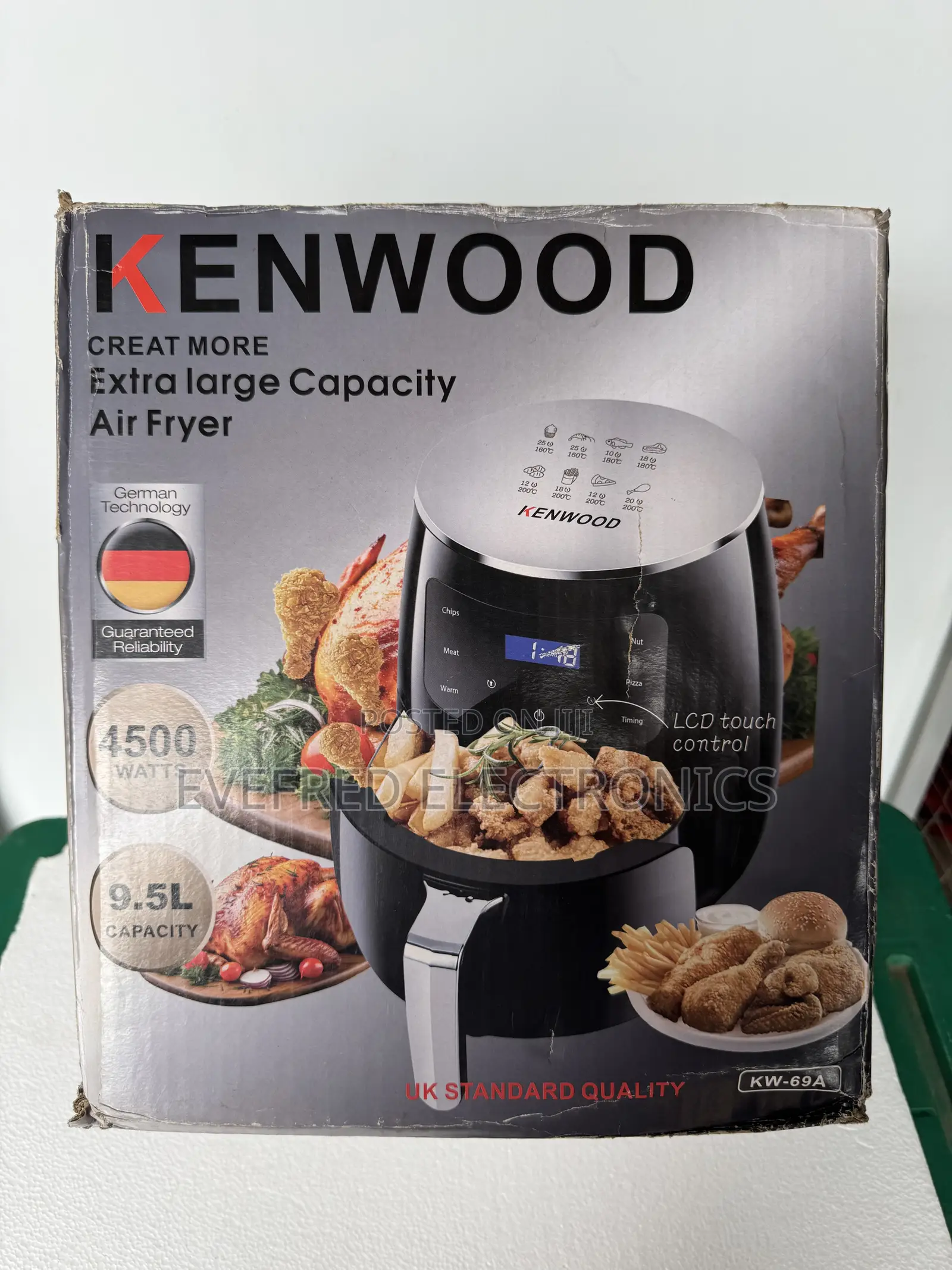 Kenwood Air Fryer 9.5litters
