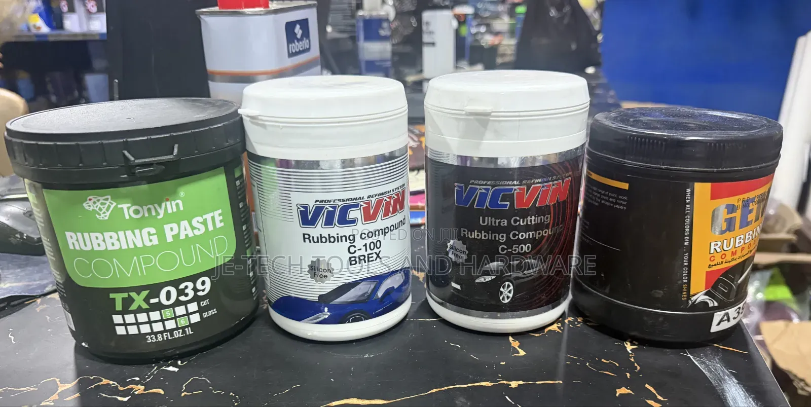Rubbing & Cutting Compounds for Correction, Restoration, Scratch Remov