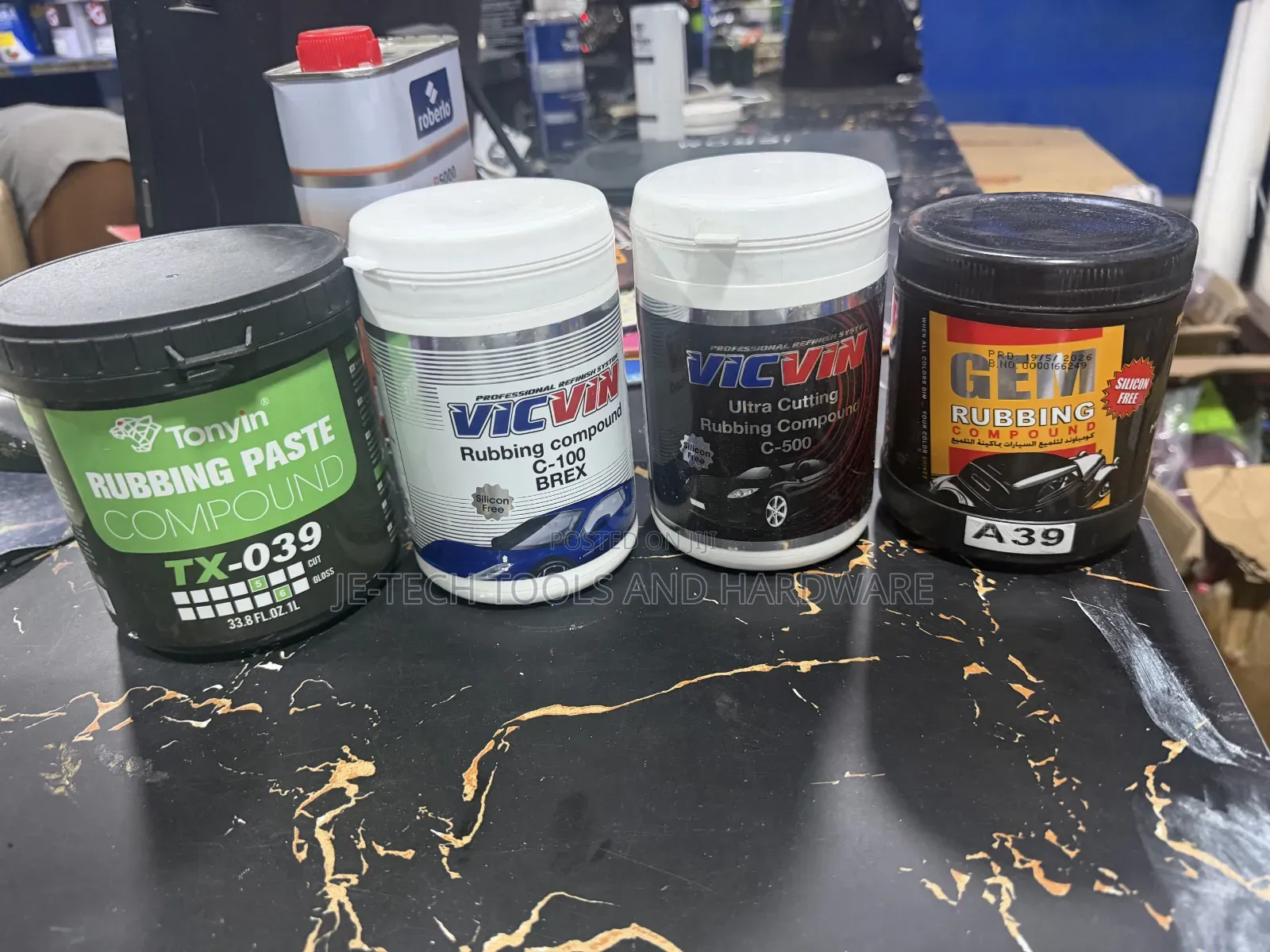 Rubbing & Cutting Compounds for Correction, Restoration, Scratch Remov