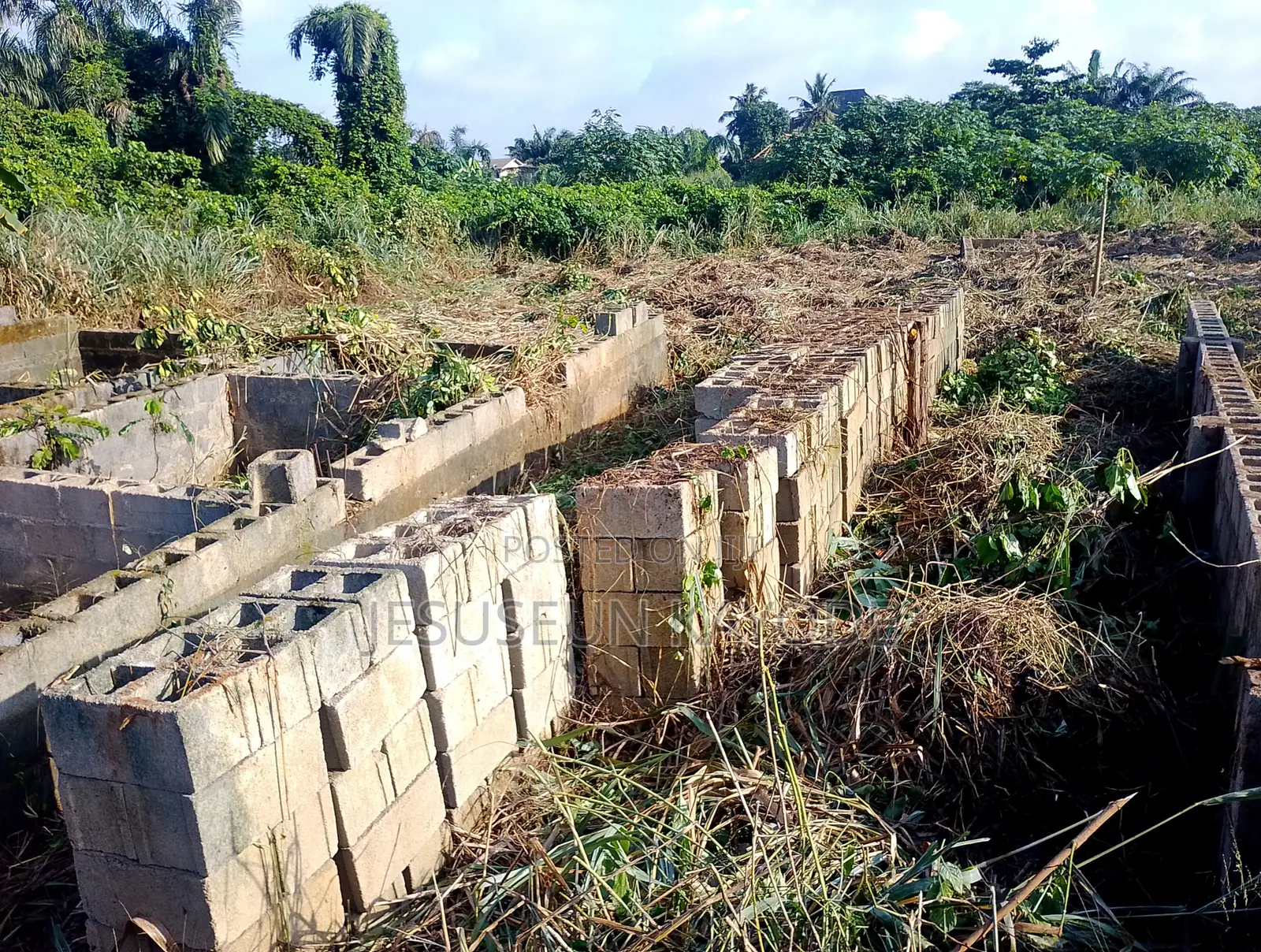 Full Plot of Land With Foundation