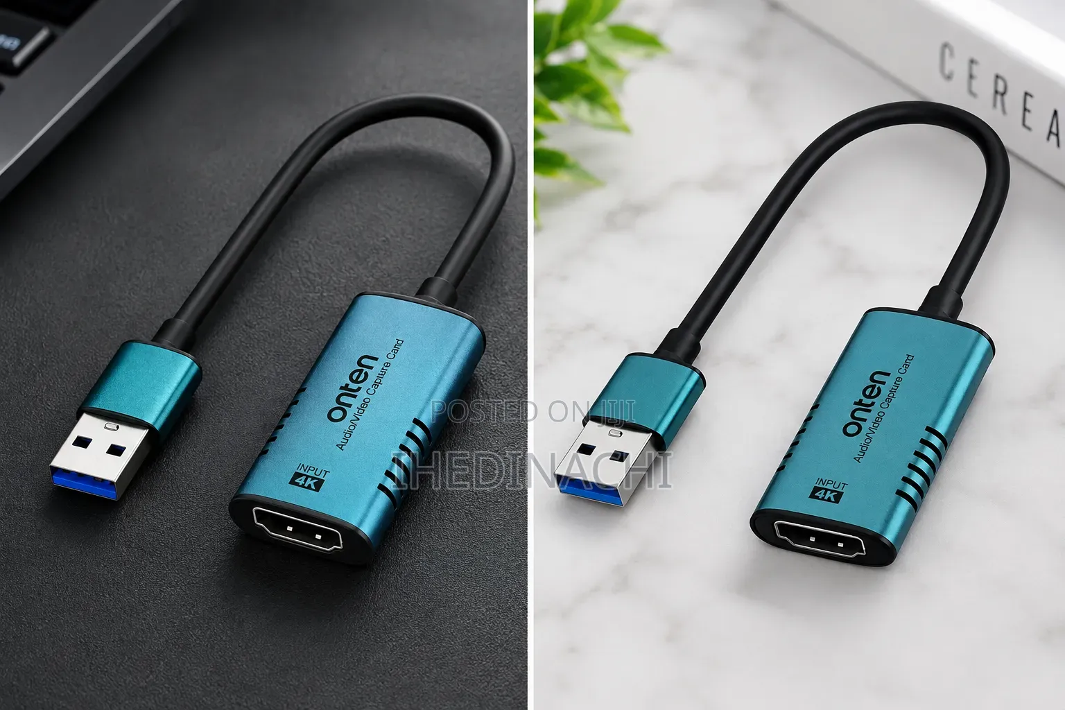 4K USB Video Capture Card – HDMI to USB Audio Video Capture Adapter
