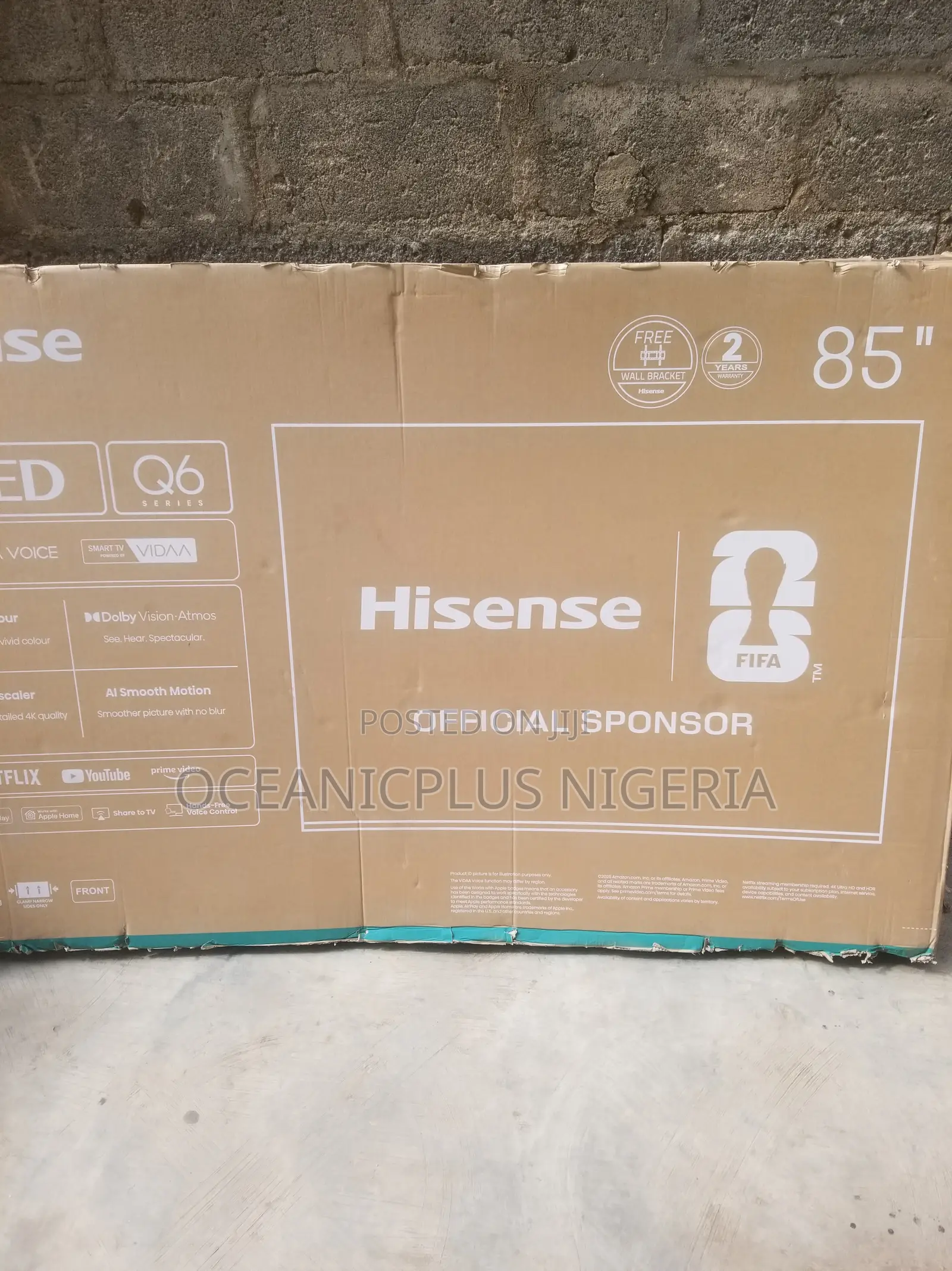 Hisense 85" QLED Smart 4K Television