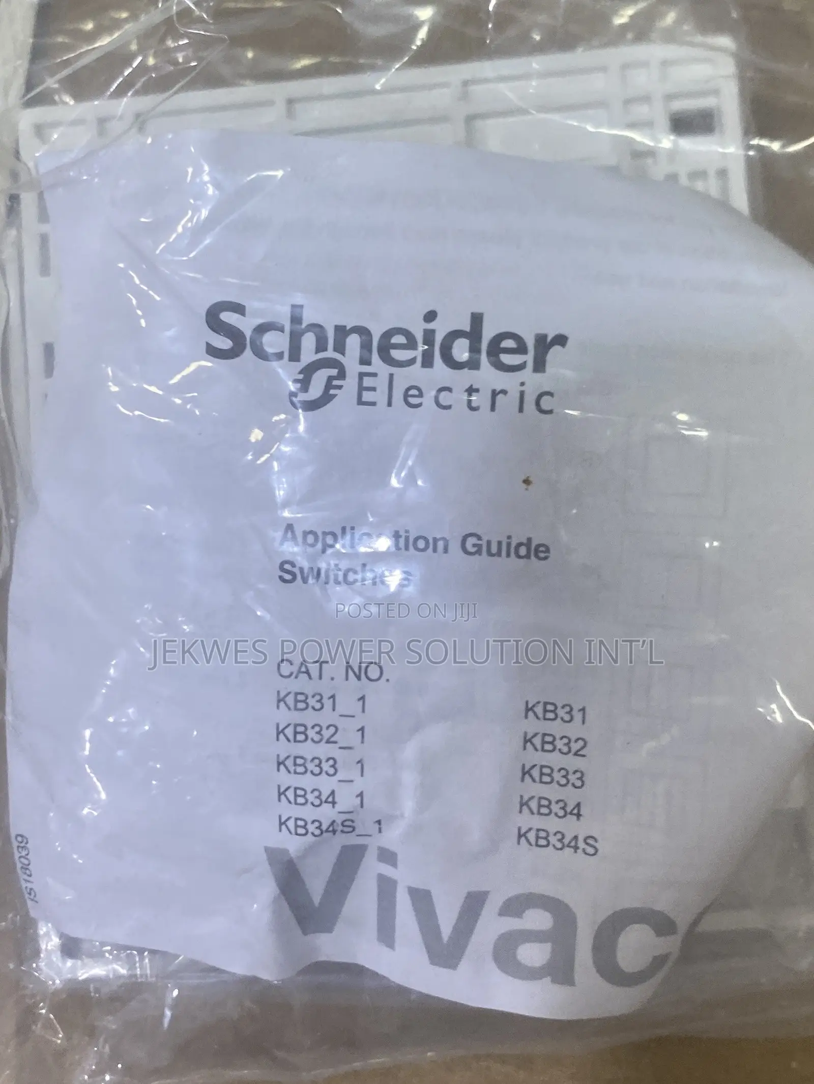 Original 3Gang 2 Way Switch Schnider