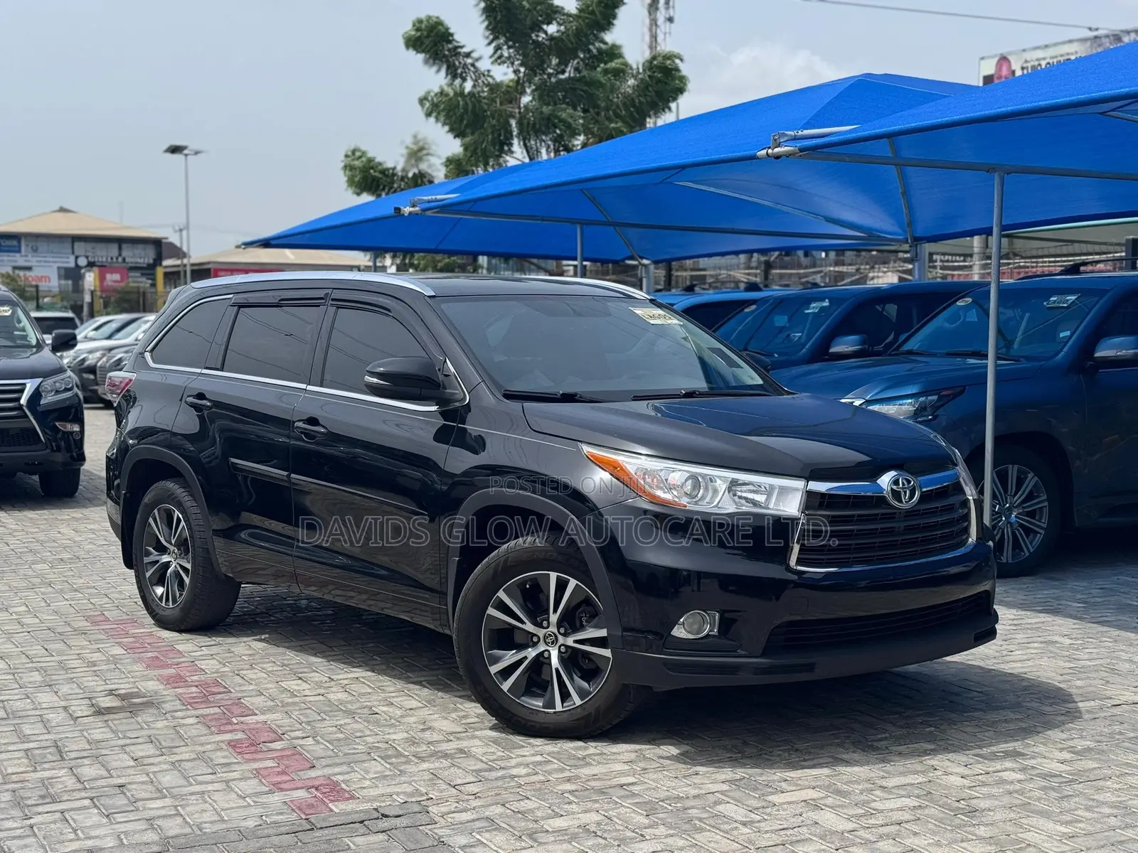 Toyota Highlander XLE V6 4x4 (3.5L 6cyl 6A) 2016 Black