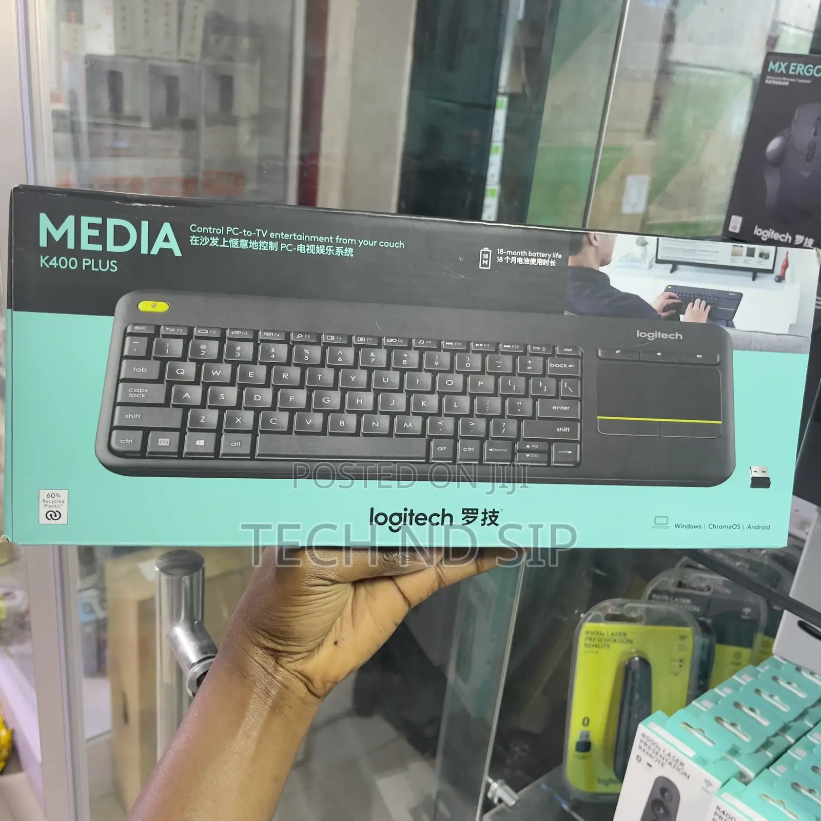 Logitech Media K400 Plus Wireless Keyboard