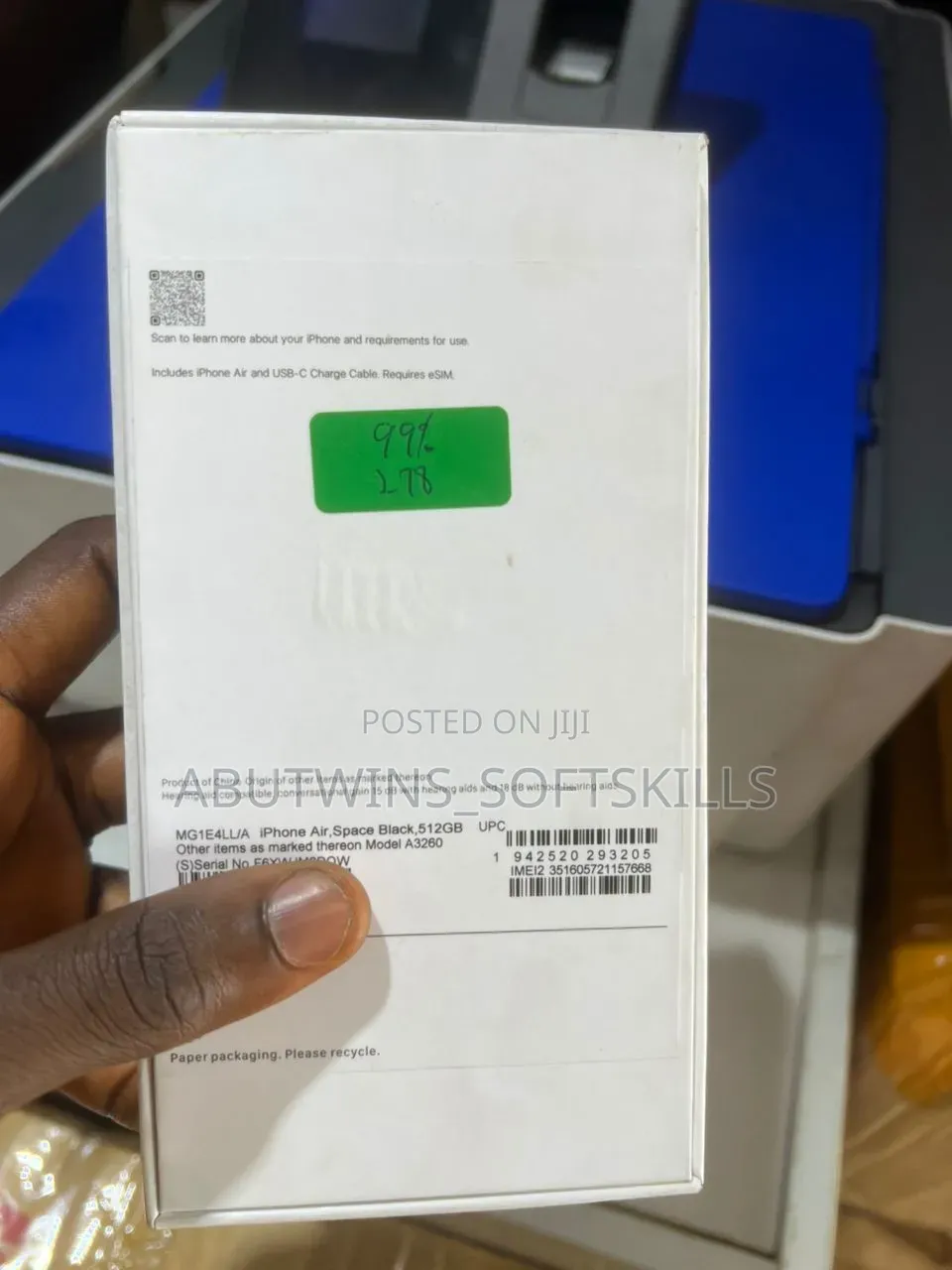 Apple iPhone Air 512 GB Black