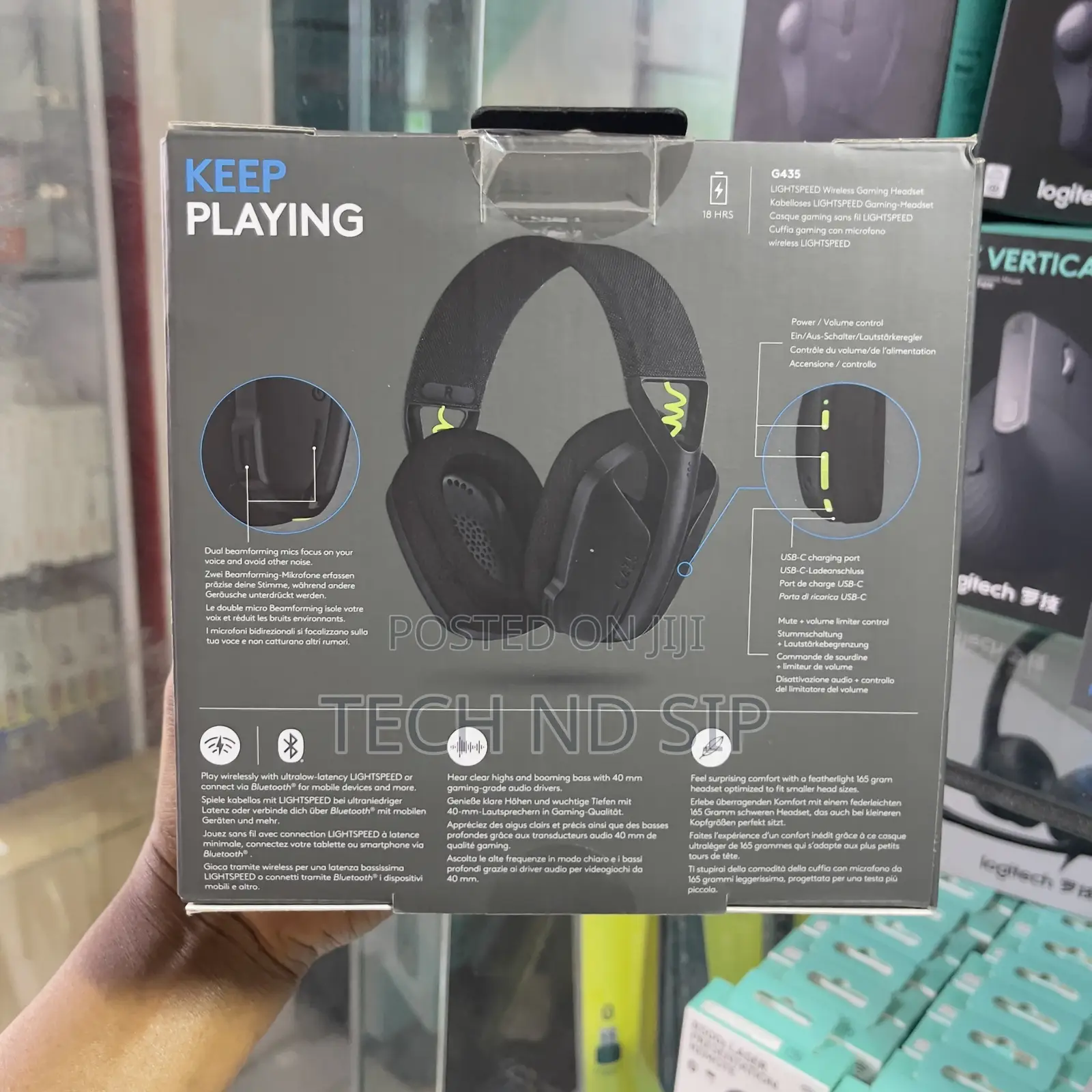 Logitech G435 Lightspeed Wireless Bluetooth Gaming Headset