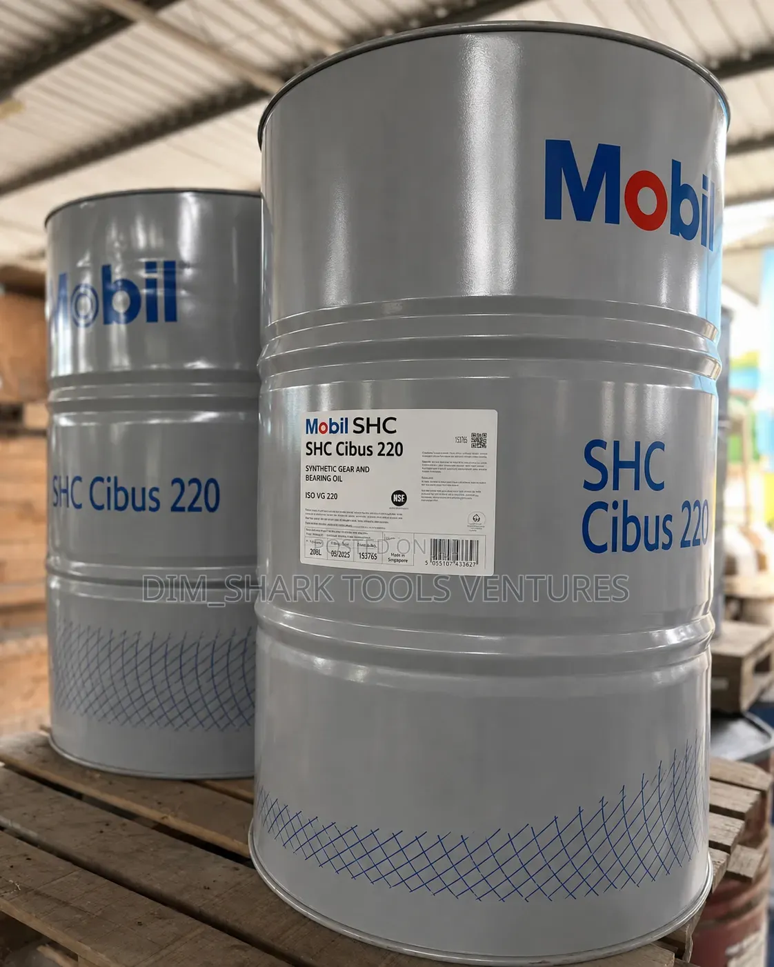 208l Mobil SHC Cibus 220 Premium Fully Synthetic Food-Grade Lubricant