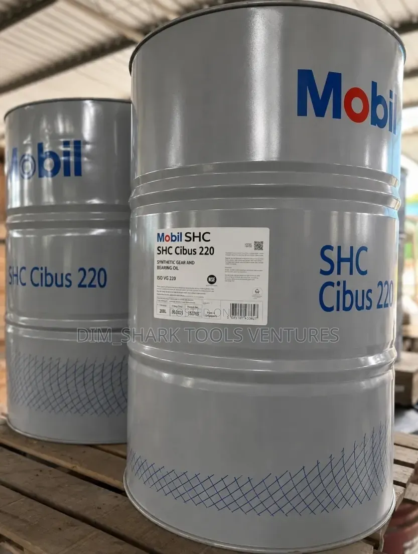 208l Mobil SHC Cibus 220 Premium Fully Synthetic Food-Grade Lubricant
