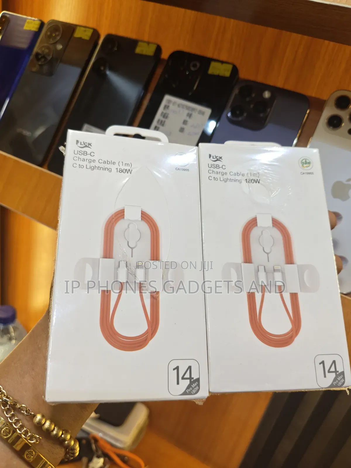 USB-C to Lightning Fast Charge Cable 180W -Orange