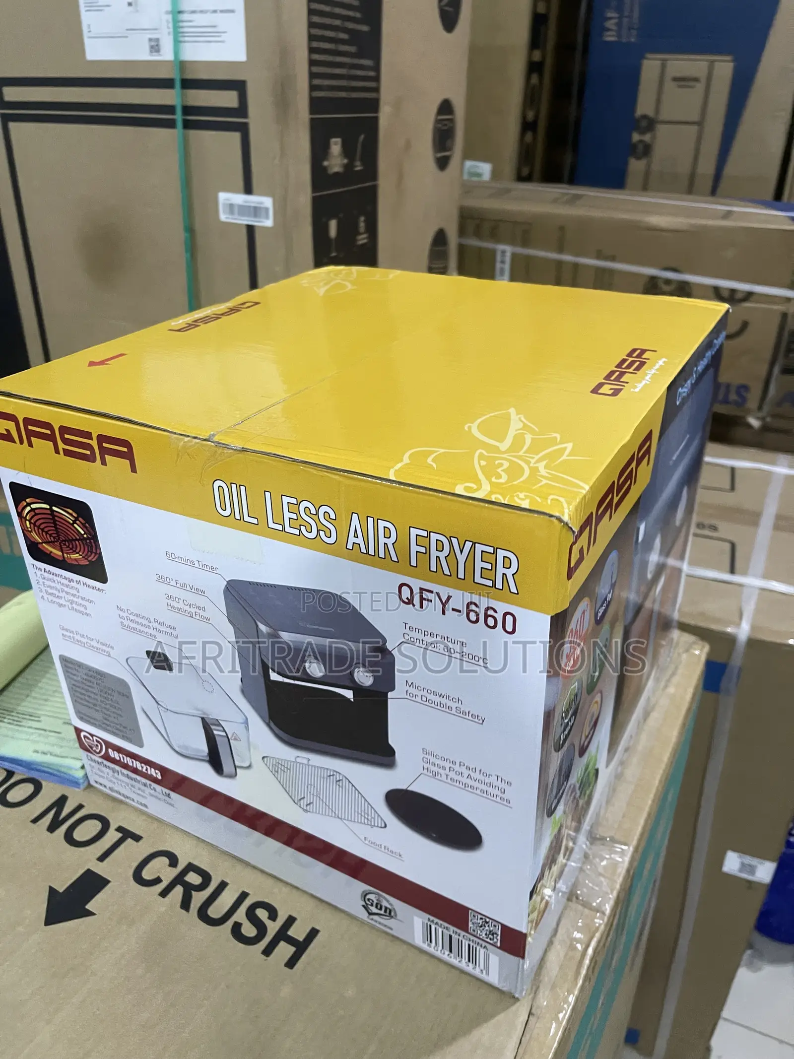Qasa 6L Digital Air Fryer for Quick Family Meals