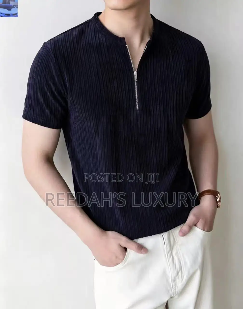 Modern Ripped Quartet Zip Tee