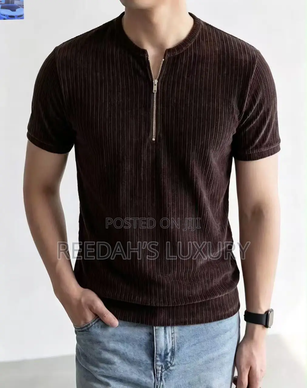 Modern Ripped Quartet Zip Tee