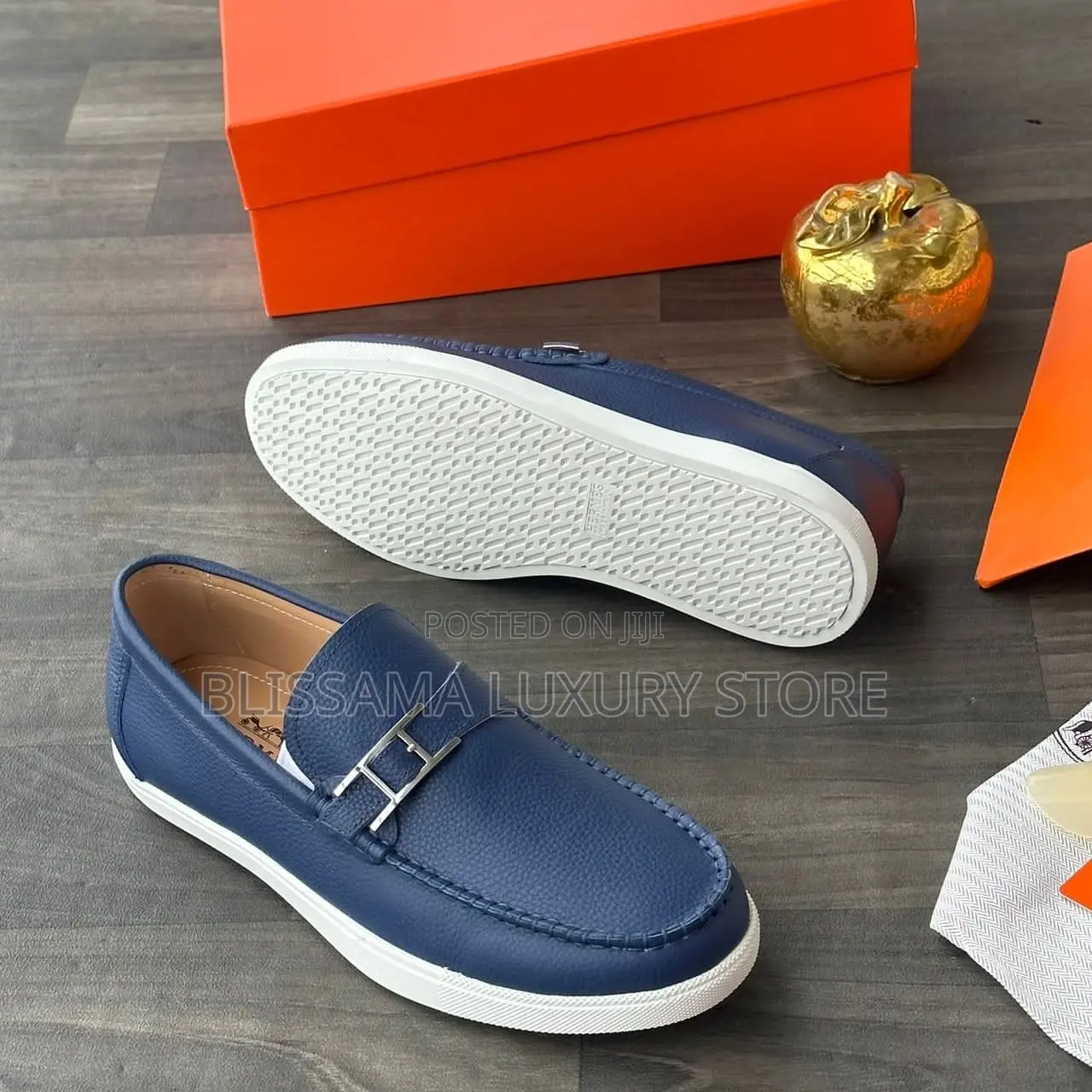 Hermes Classic Men Luxury Shoes – Elegant, Durable & Comfortable