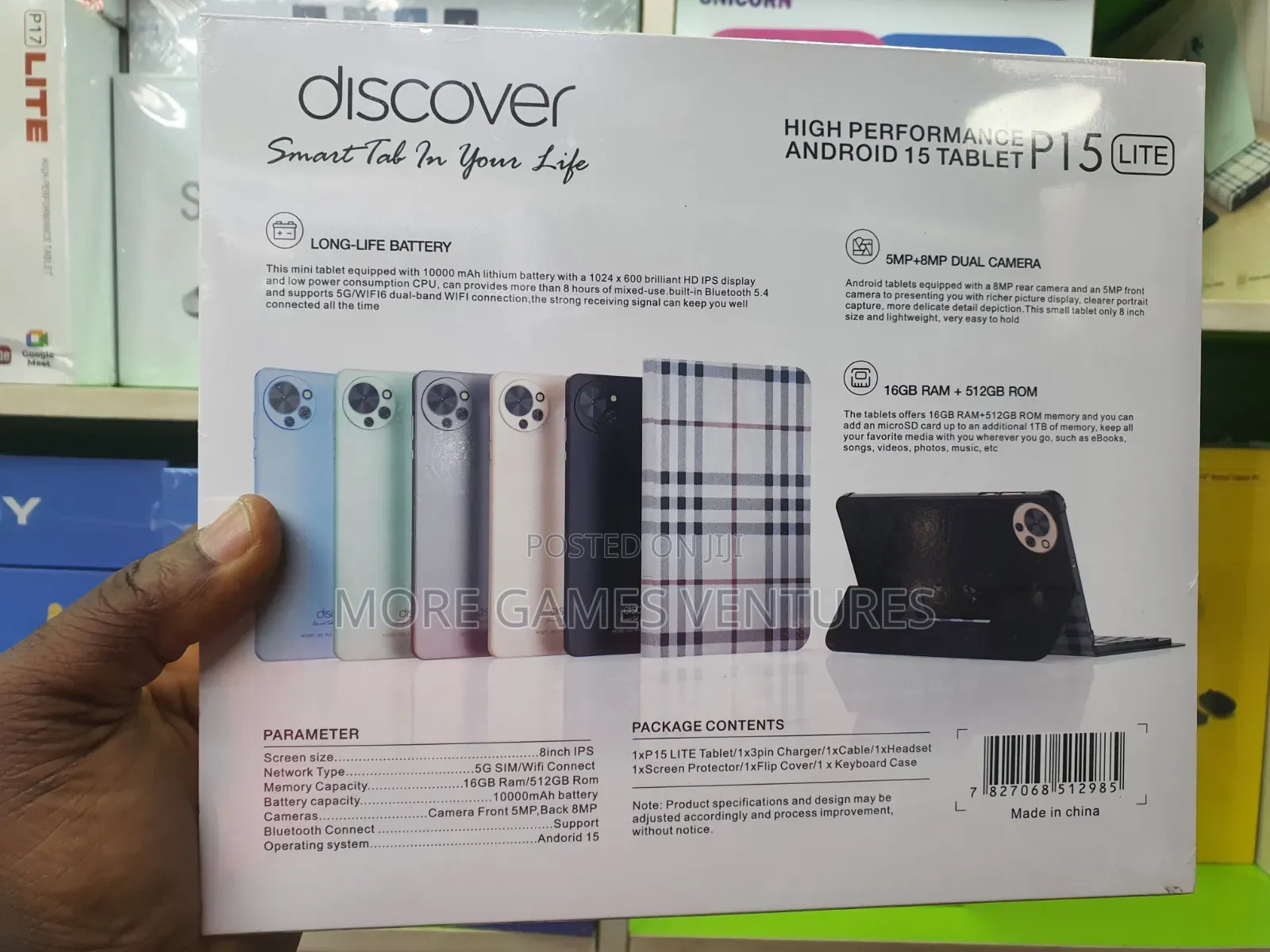 New Discover P15 Pro 512 GB Blue