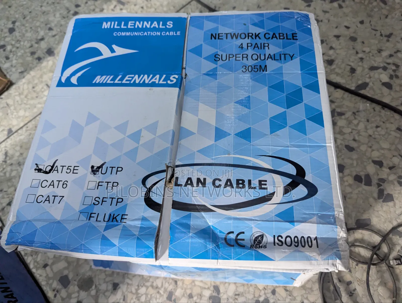 Indoor Cat5e Utp Cca Lan Cable